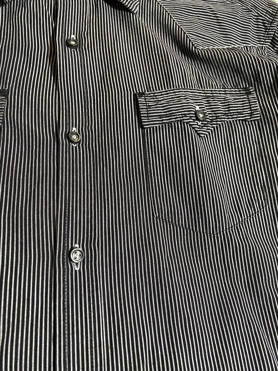 Diesel × Vintage Vintage Diesel Striped Button Up Shirt Cargo japanese brand Size US XL / EU 56 / 4 - 17 Thumbnail