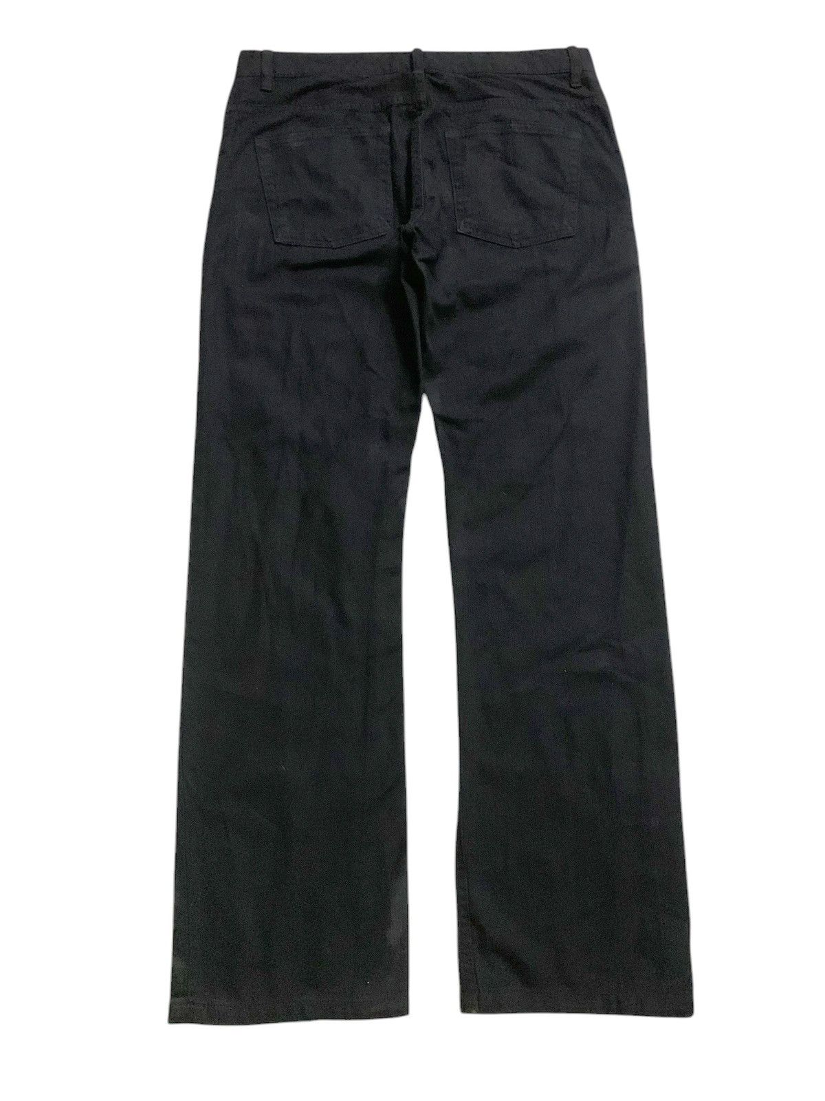 Beams Plus 💥Vtg Japanese Beams Japan Distressed Super Black Denim Size US 33 - 4 Thumbnail