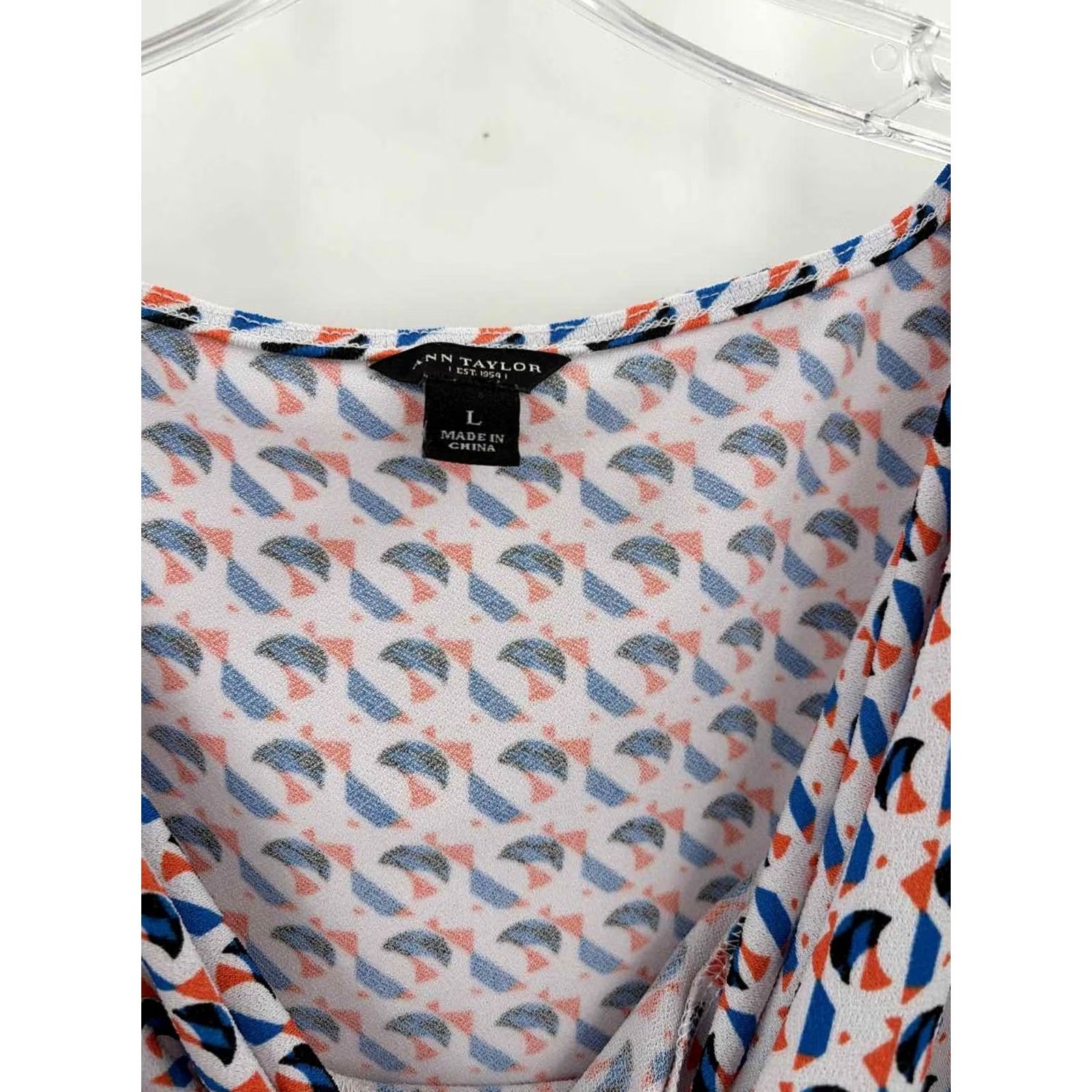 Ann Taylor Ann Taylor Blouse White Large Womens Size L / US 10 / IT 46 - 3 Thumbnail
