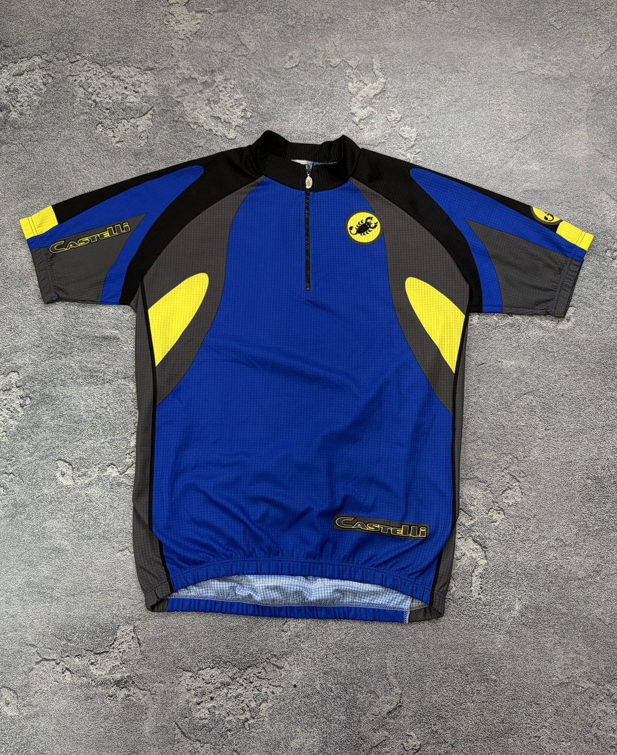 Vintage Vintage Castelli Cycling Jersey Blue Made in Italy XL Size US XL / EU 56 / 4 - 1 Thumbnail