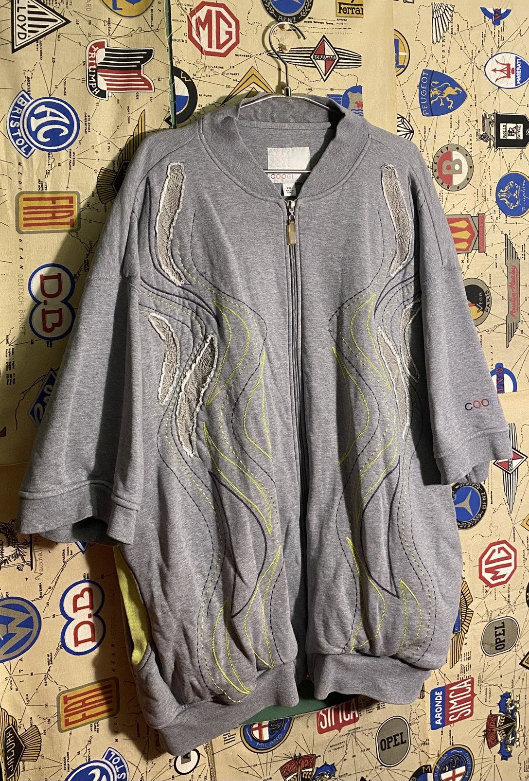 Coogi Coogi Half Zip Short Sleeve Sweater Size US XXL / EU 58 / 5 - 1 Thumbnail