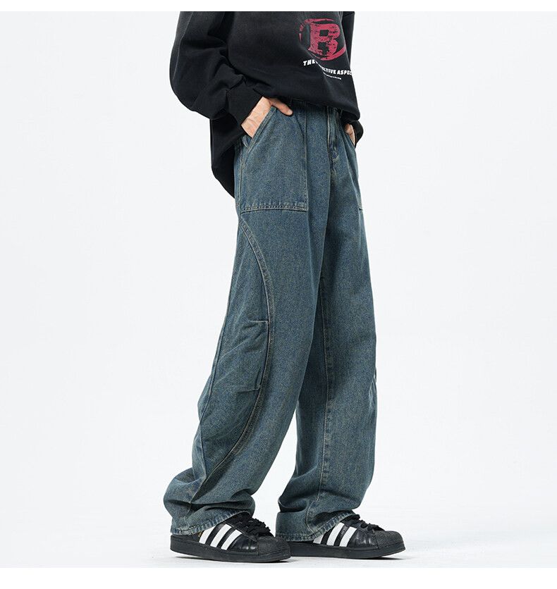 Vintage High Street Denim Pants Streetwear Size US 32 / EU 48 - 1 Thumbnail