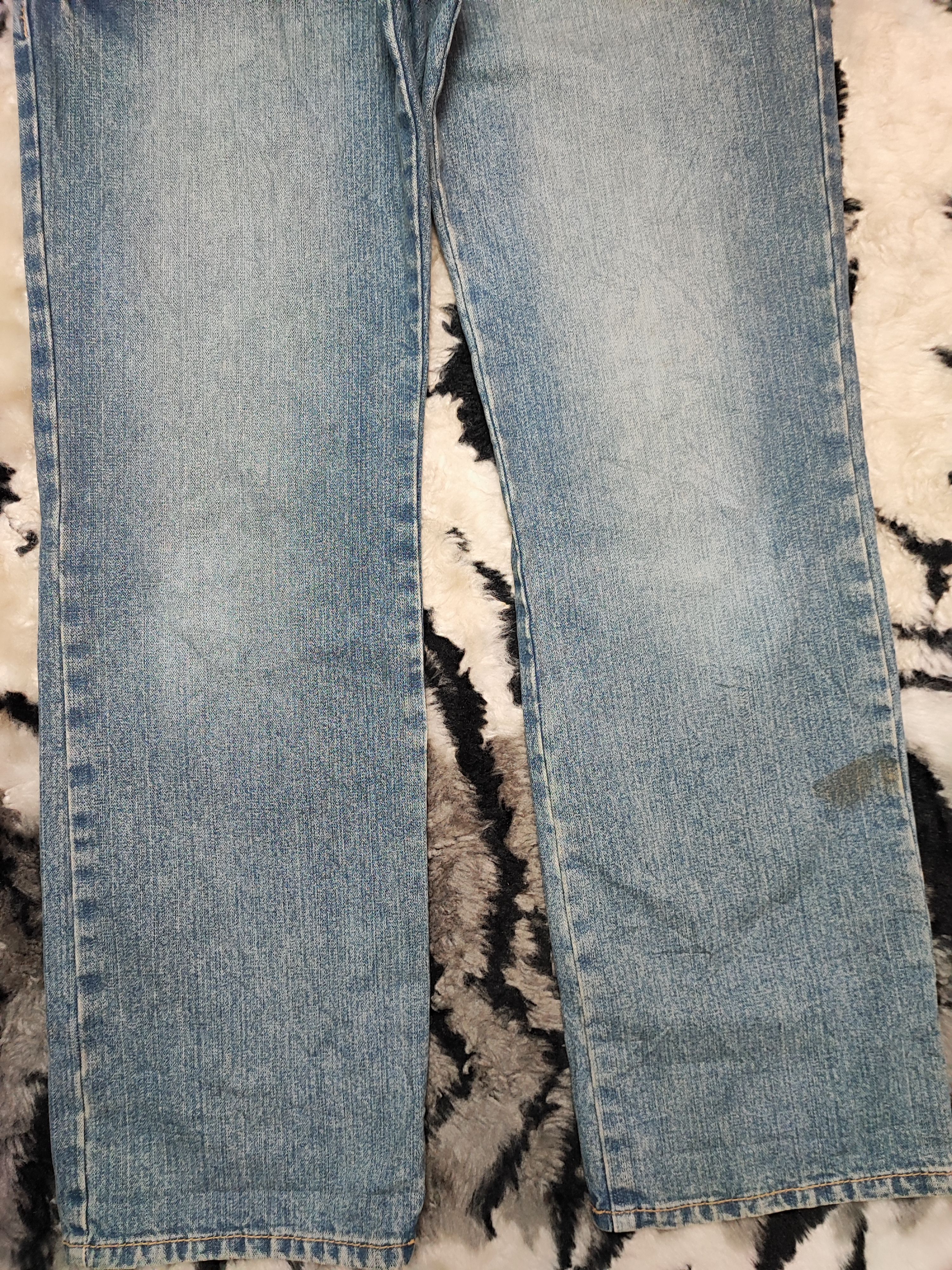 Number (N)ine Daily Topics Double Waist Thrashed Distressed ERD Grunge Size US 32 / EU 48 - 4 Thumbnail