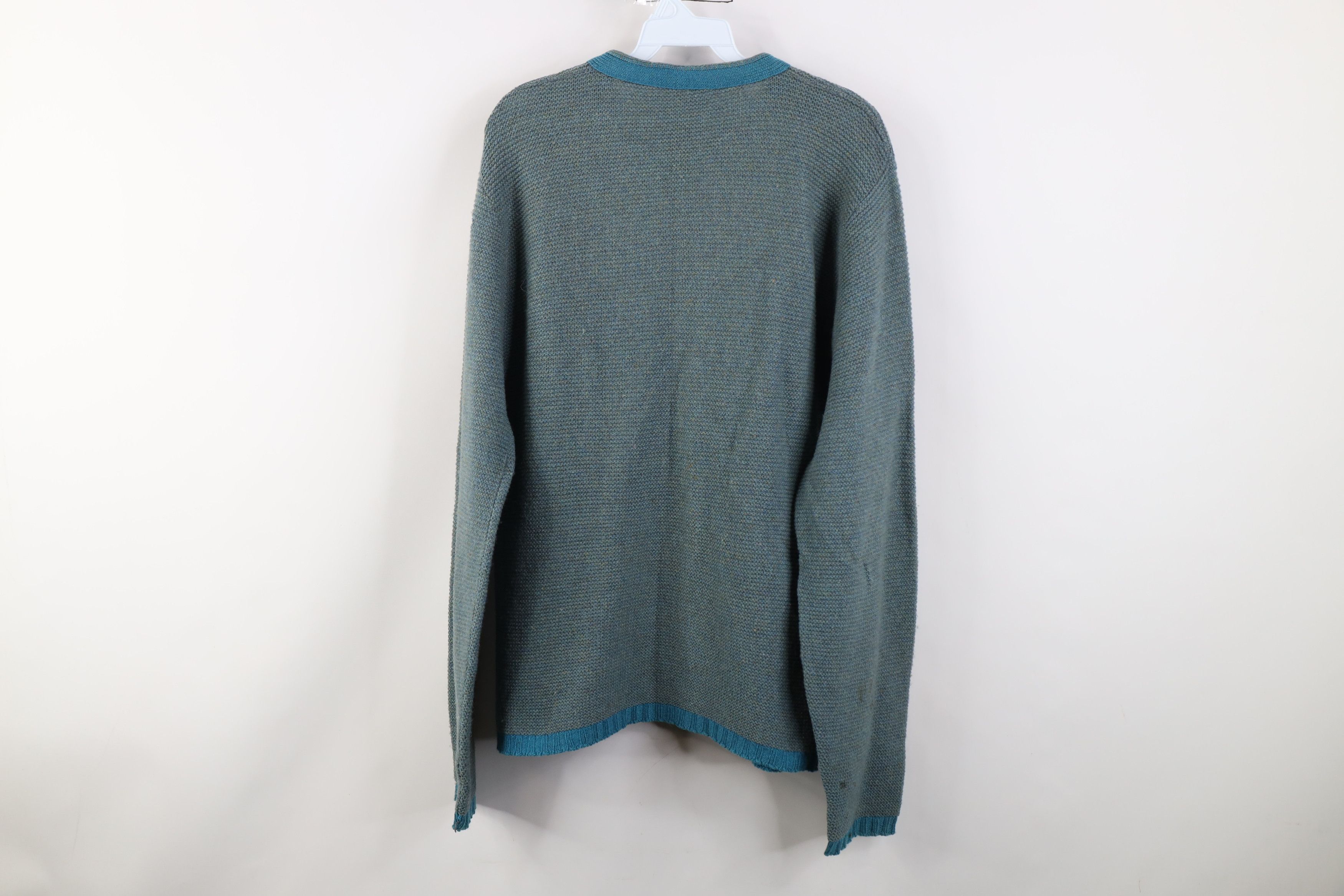 Vintage Vintage 50s Streetwear Chain Button Zip Cardigan Sweater USA Size US M / EU 48-50 / 2 - 12 Thumbnail