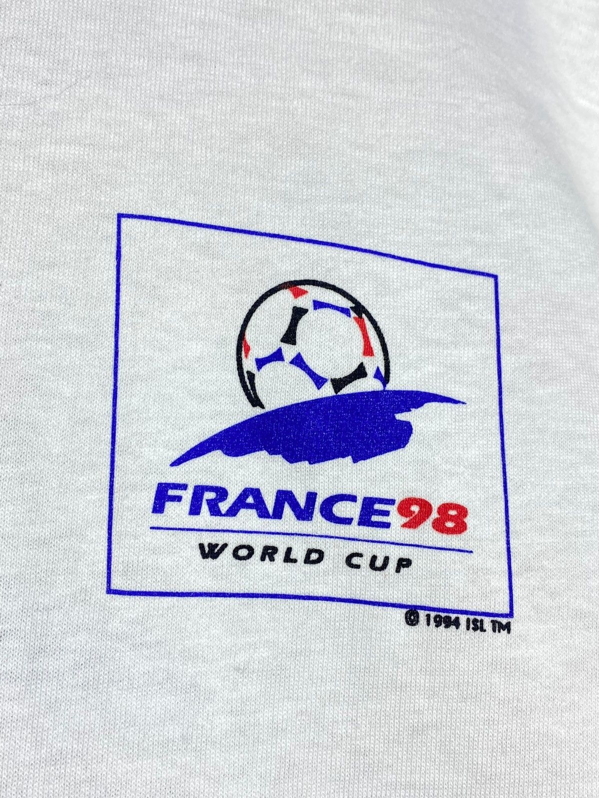 Vintage Vintage 1990s France World Cup Single Stitch Rare T-shirt Size US M / EU 48-50 / 2 - 11 Thumbnail