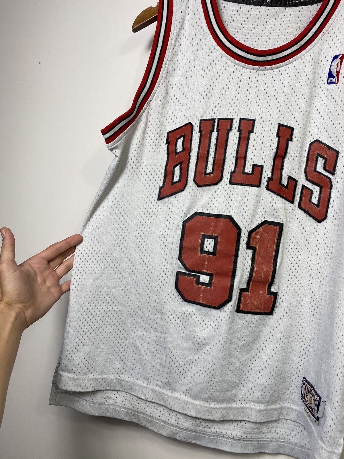 Adidas × NBA × Vintage Vintage Harwood Classics x Adidas Chicago Bulls Rodman Jerse Size US M / EU 48-50 / 2 - 5 Thumbnail