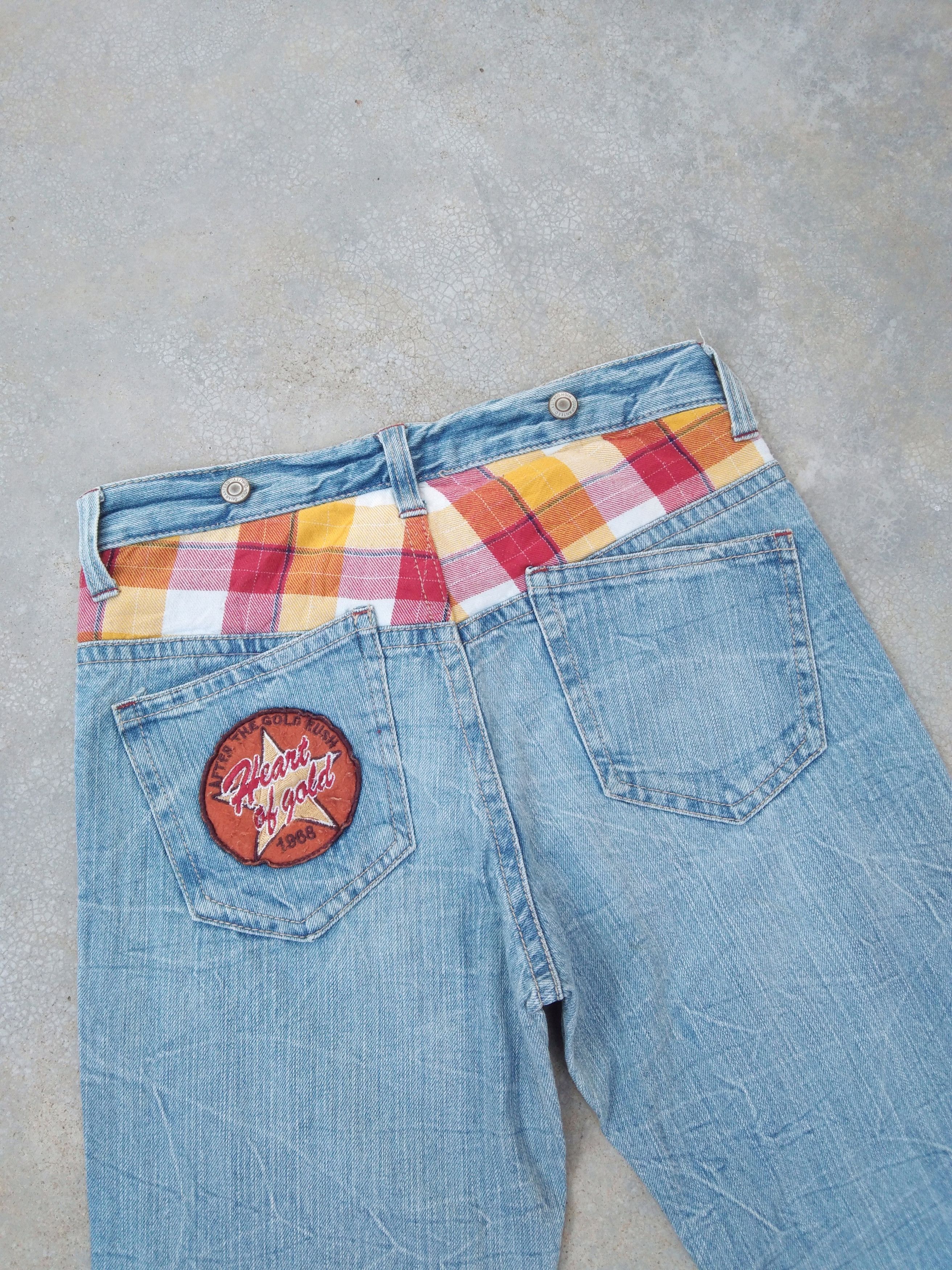 Japanese Brand × Jean × Vintage Vintage Distressed Japanese Retro Punk Jeans 29x30 Size US 29 - 4 Thumbnail