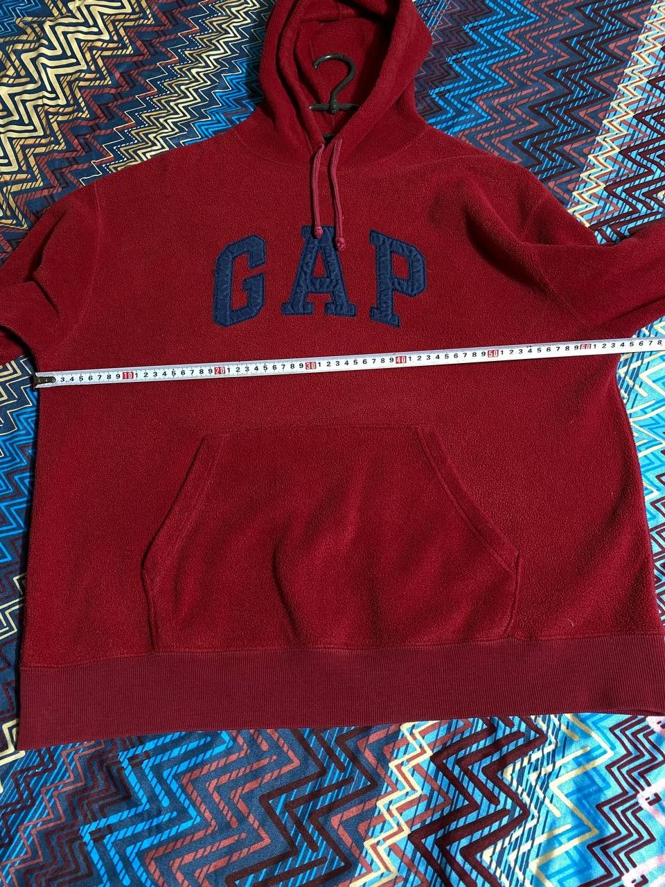 Gap × Vintage Crazy Vintage Y2K GAP Hoodie Embroidered Spell Out Grunge Size US L / EU 52-54 / 3 - 4 Thumbnail