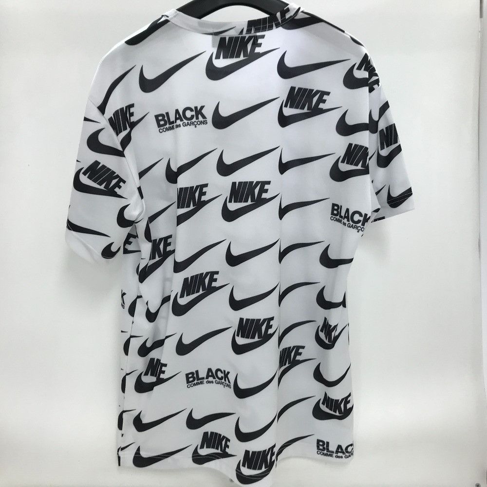 Comme des Garcons Short Sleeve Polyester Over All Logo Pattern White Size US XL / EU 56 / 4 - 2 Thumbnail