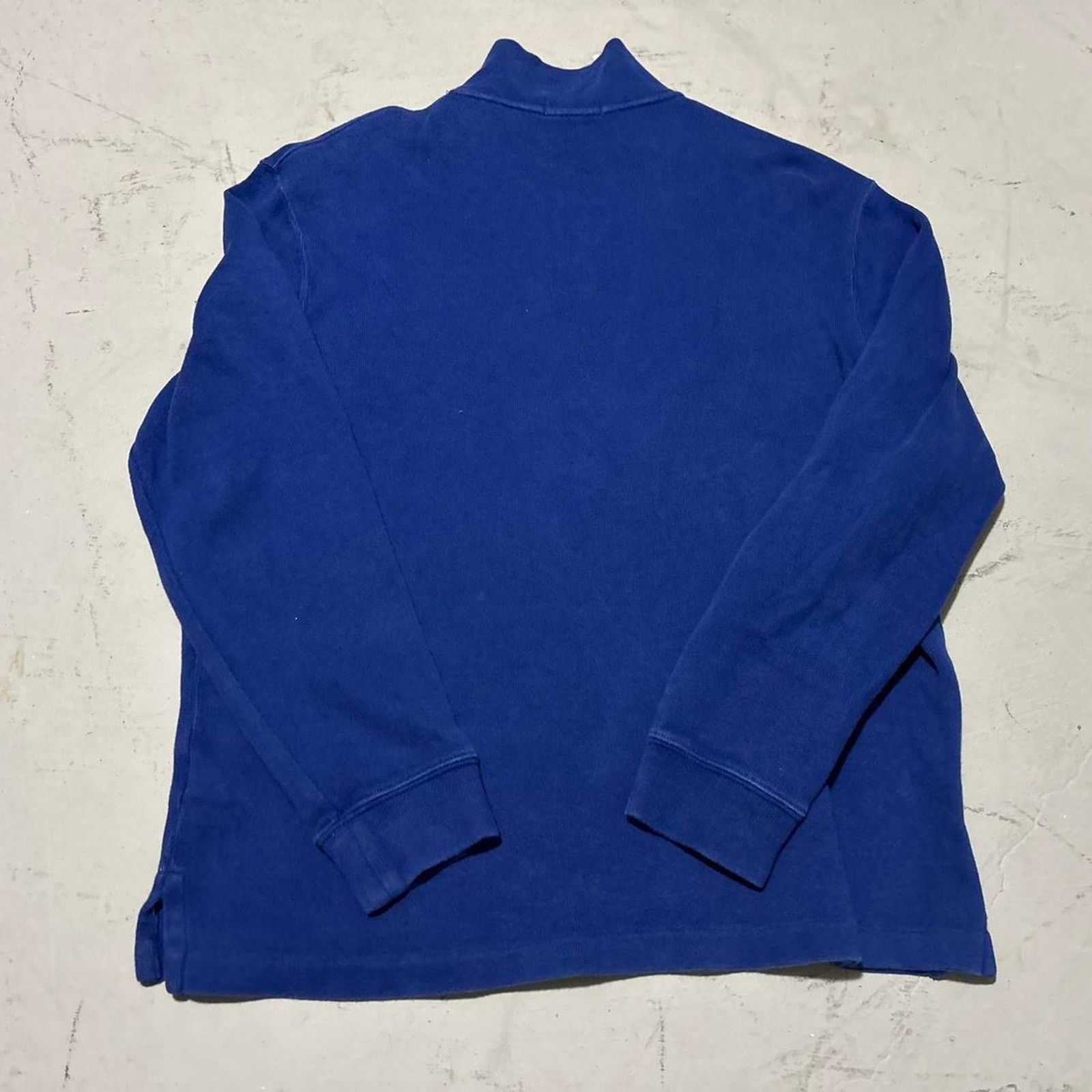 Polo Ralph Lauren **Polo Ralph Lauren Estate Rib 1/4 Zip Pullover - Blue** Size US XL / EU 56 / 4 - 4 Thumbnail