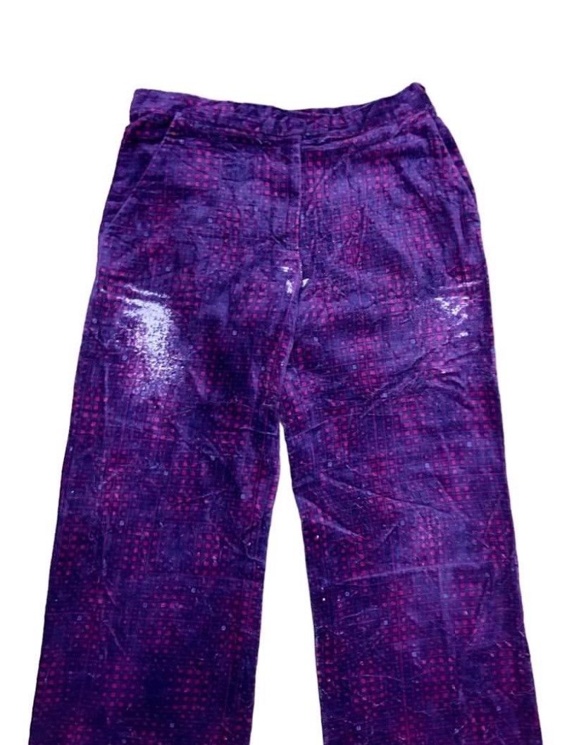 Fendi × Vintage Vintage 90s Distressed Checked Fendi Cotton pant/ Size 28” Size 28" / US 6 / IT 42 - 3 Thumbnail