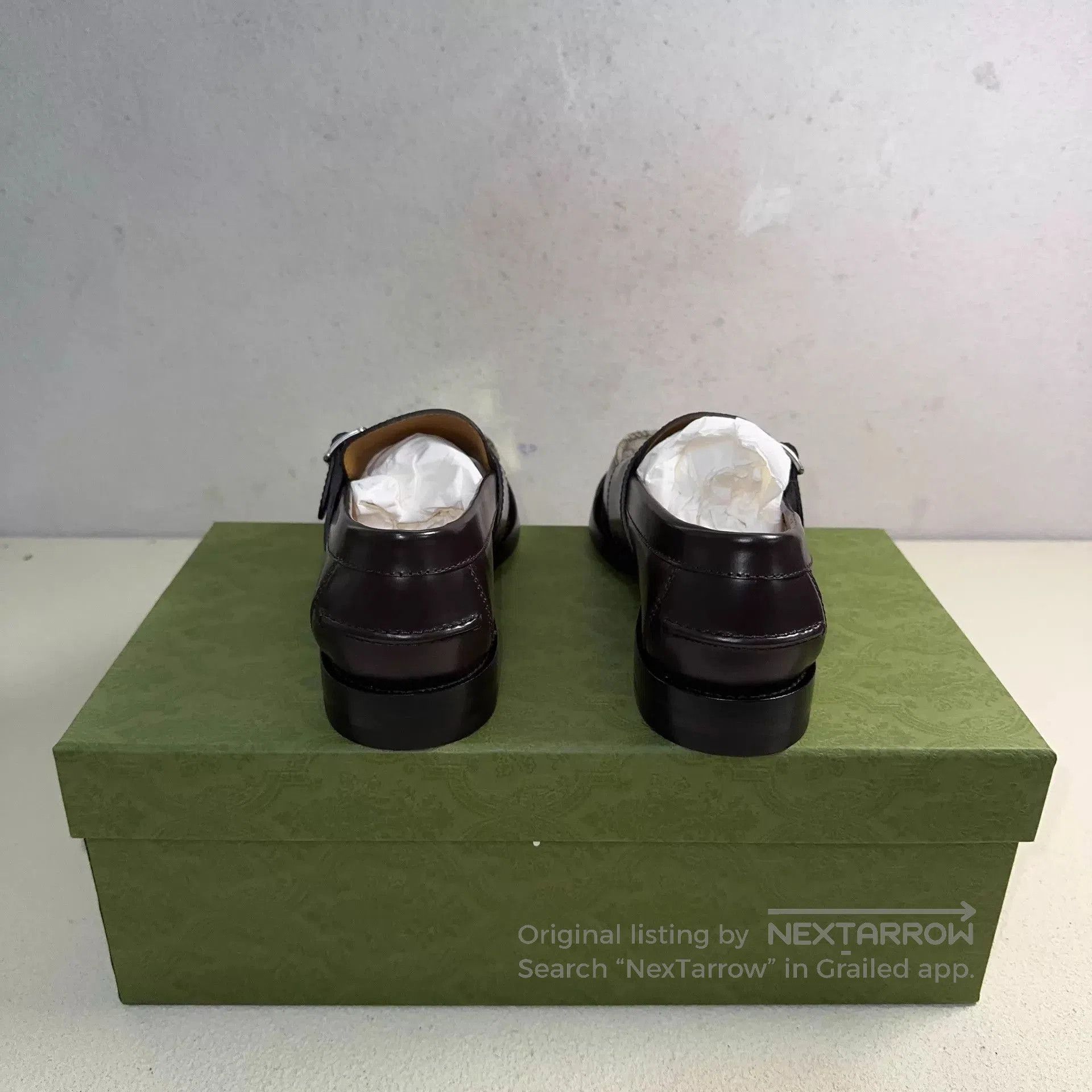 Gucci Brown Buckle Detail Loafers Size 6. Size US 6 / EU 39 - 3 Thumbnail