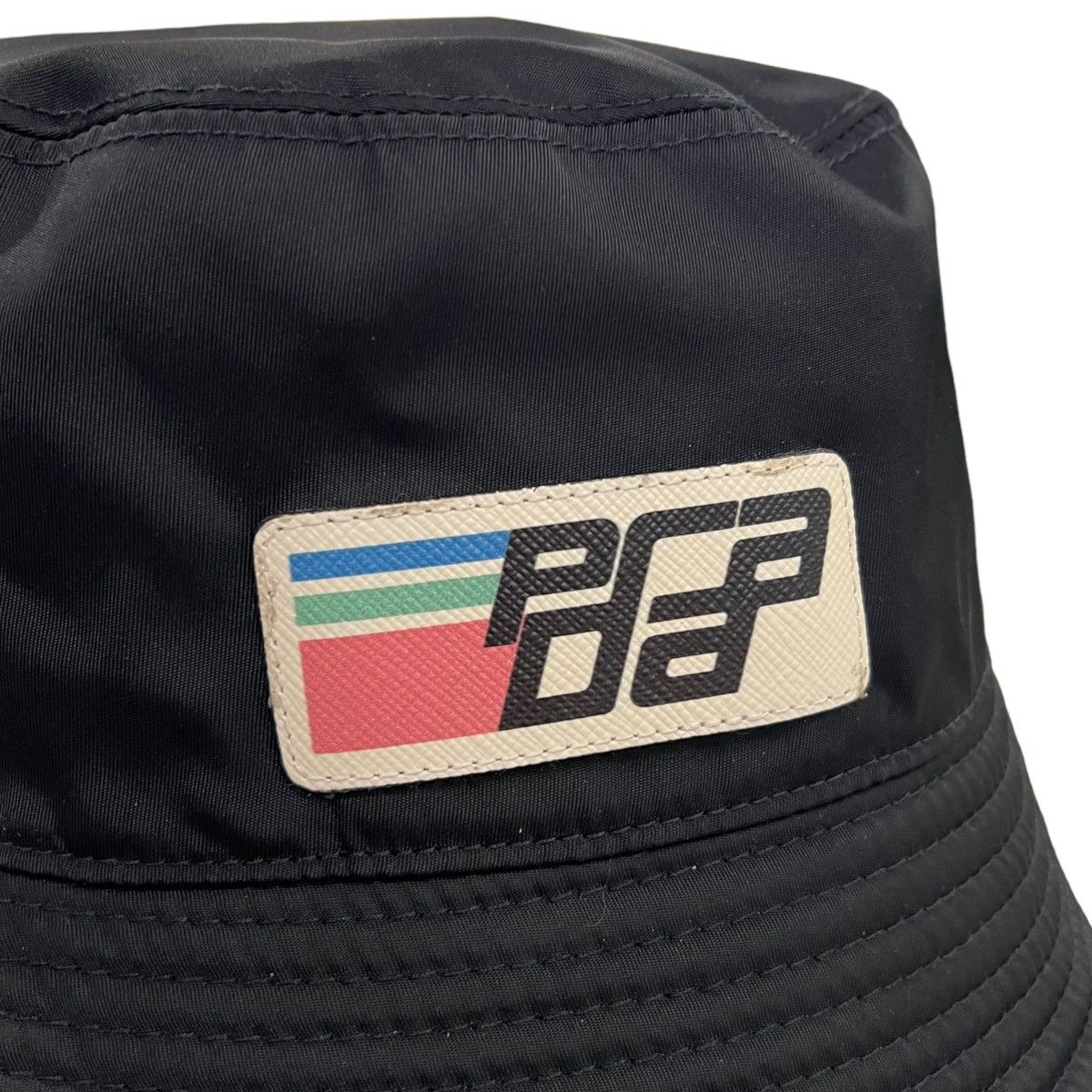 Prada Prada Logo Patch Bucket Hat Size ONE SIZE - 4 Thumbnail
