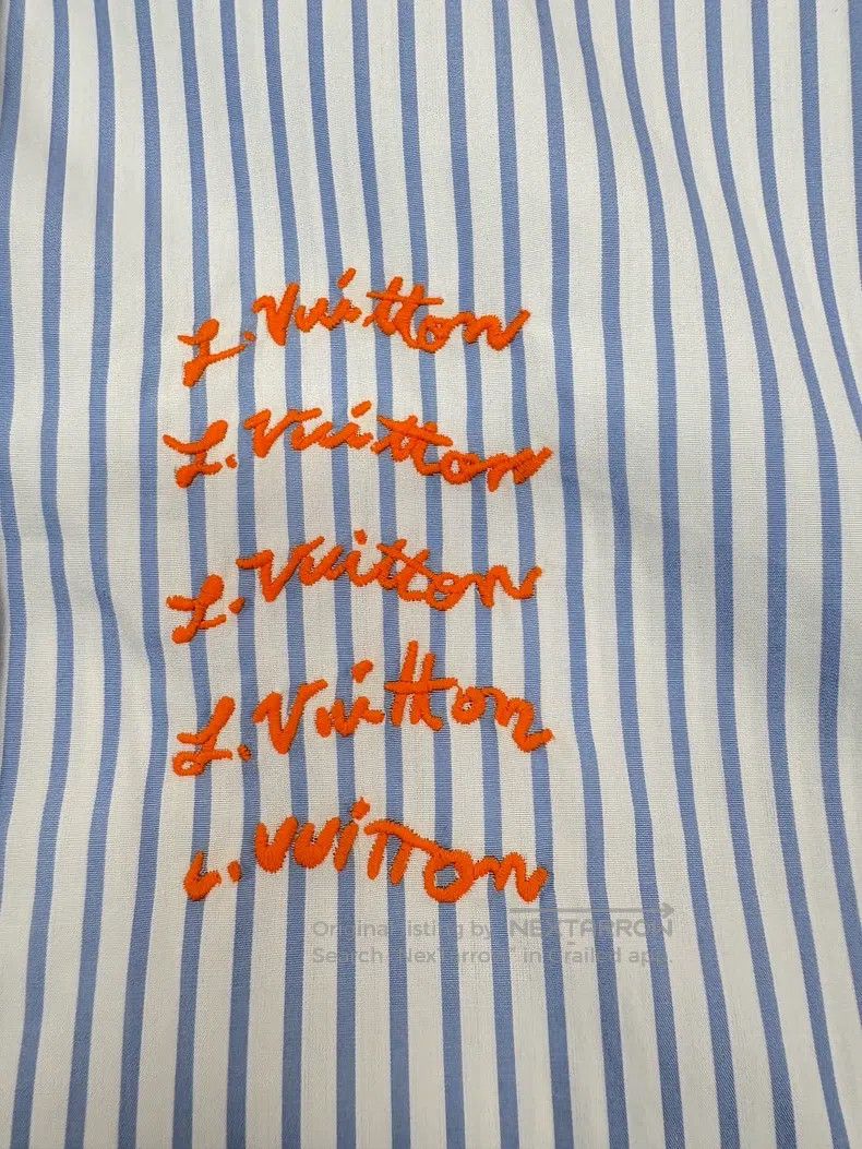 Louis Vuitton Louis Vuitton Chest embroidered logo short sleeve shirt Size US M / EU 48-50 / 2 - 3 Thumbnail
