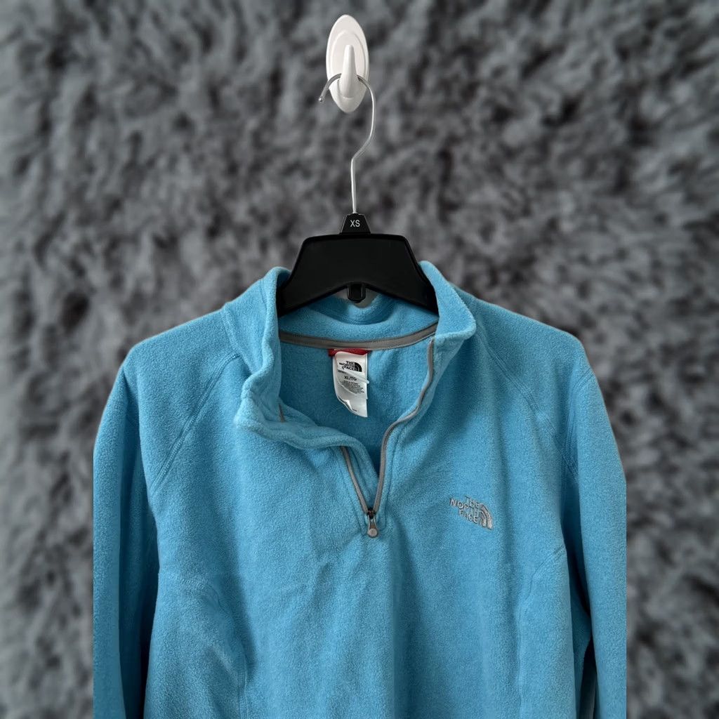 The North Face The North Face Polartec 1/4 Zip Women XL Blue Pullover Sweatshirt Sweater Size XL / US 12-14 / IT 48-50 - 1 Thumbnail