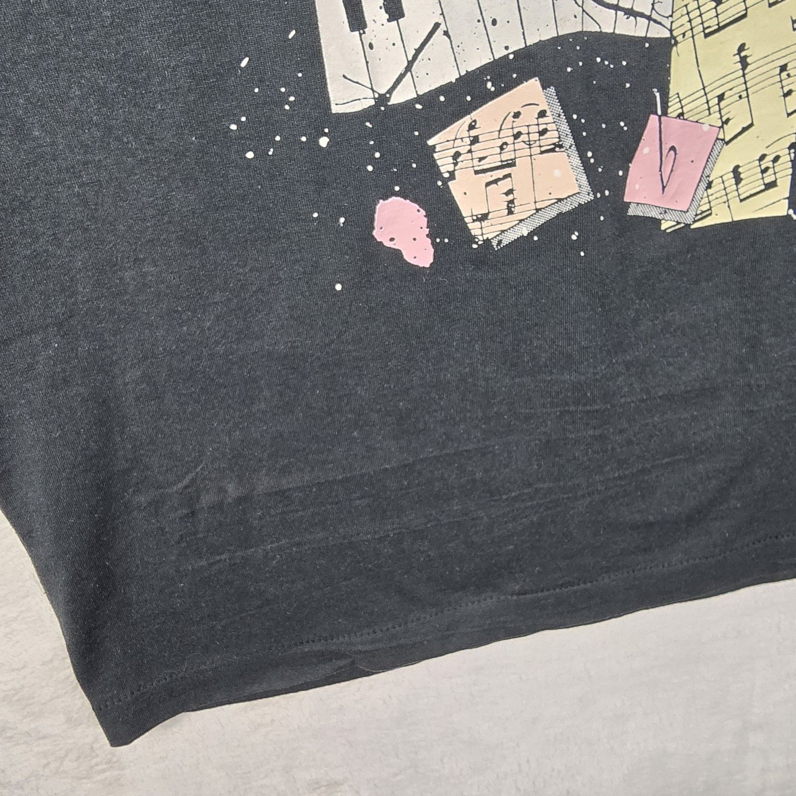 Other Vintage Piano Keys Music Notes Mens Shirt Large 90s Size US M / EU 48-50 / 2 - 8 Thumbnail
