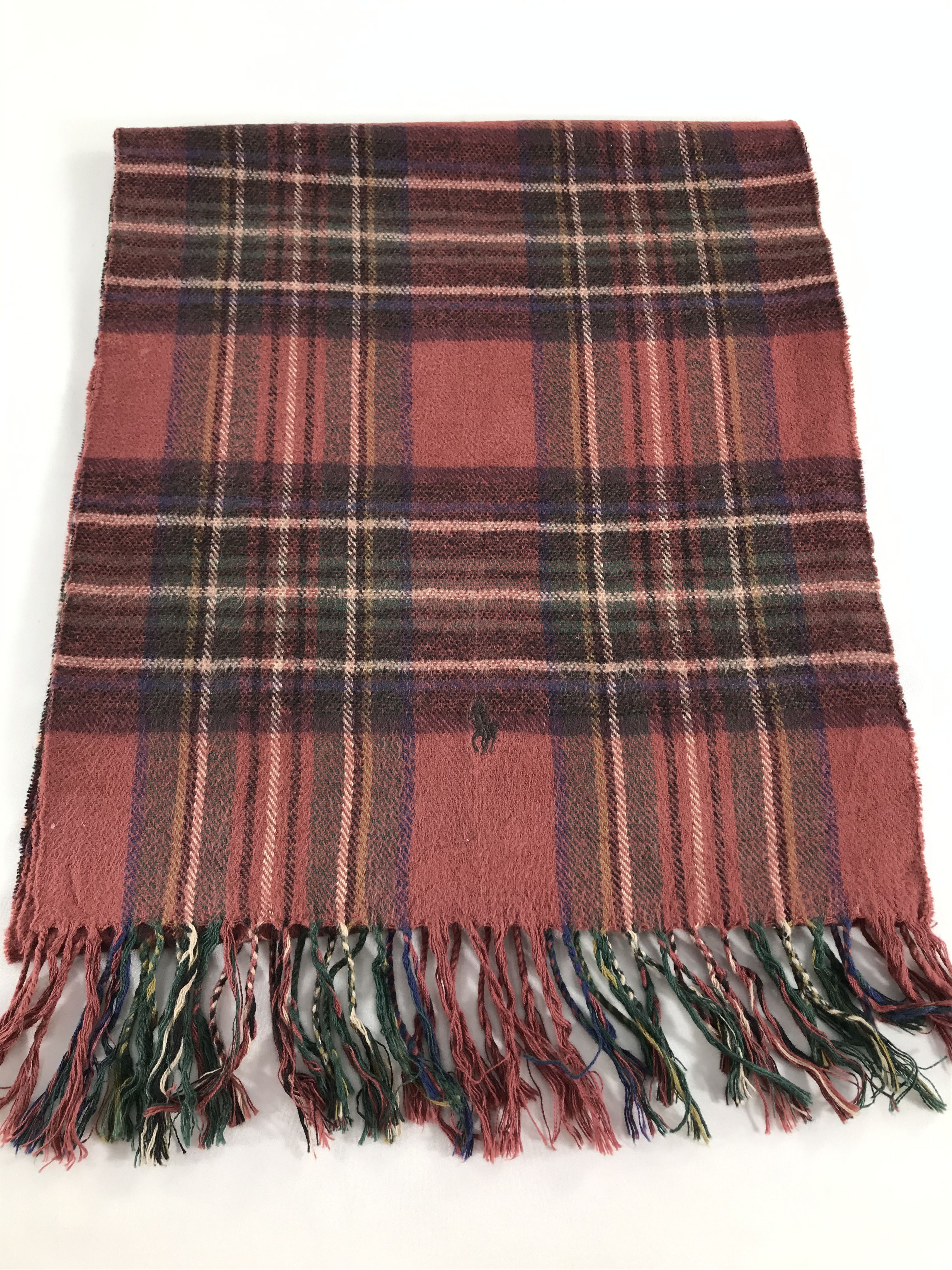 Ralph Lauren Ralph Lauren Tartan Cotton Scarf Muffler V476 Size ONE SIZE - 2 Thumbnail
