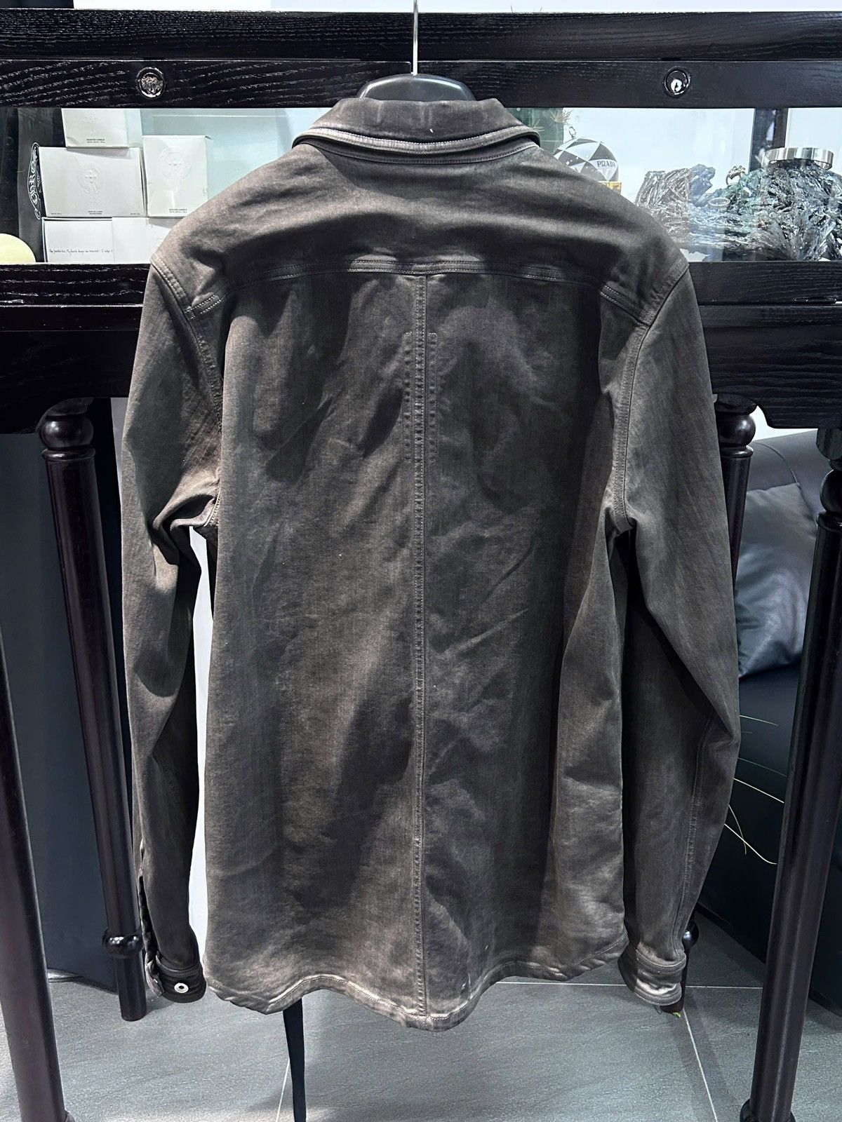 Rick Owens Drkshdw Rick Owens Drkshdw Outer Shirt Dark Brown Size US XS / EU 42 / 0 - 2 Thumbnail