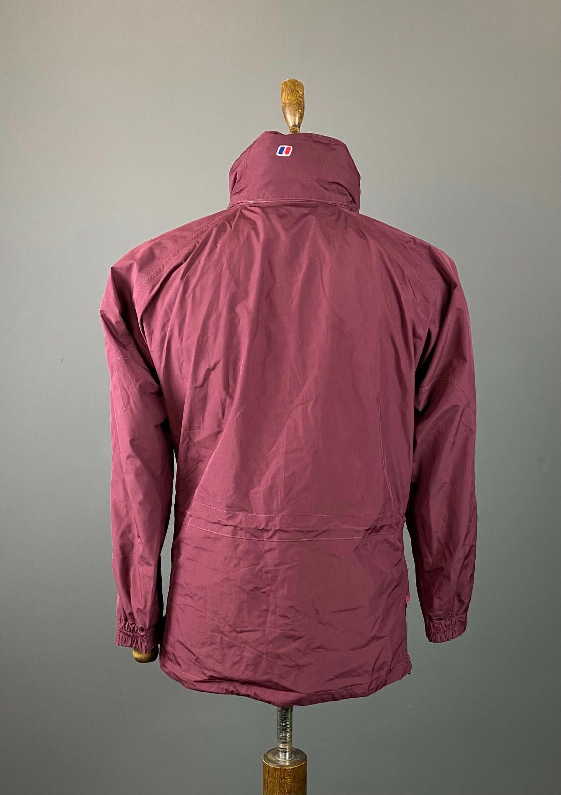 Berghaus Men Berghaus Gore-Tex Burgundy Windbreaker Jacket Size 12 Size US M / EU 48-50 / 2 - 6 Thumbnail