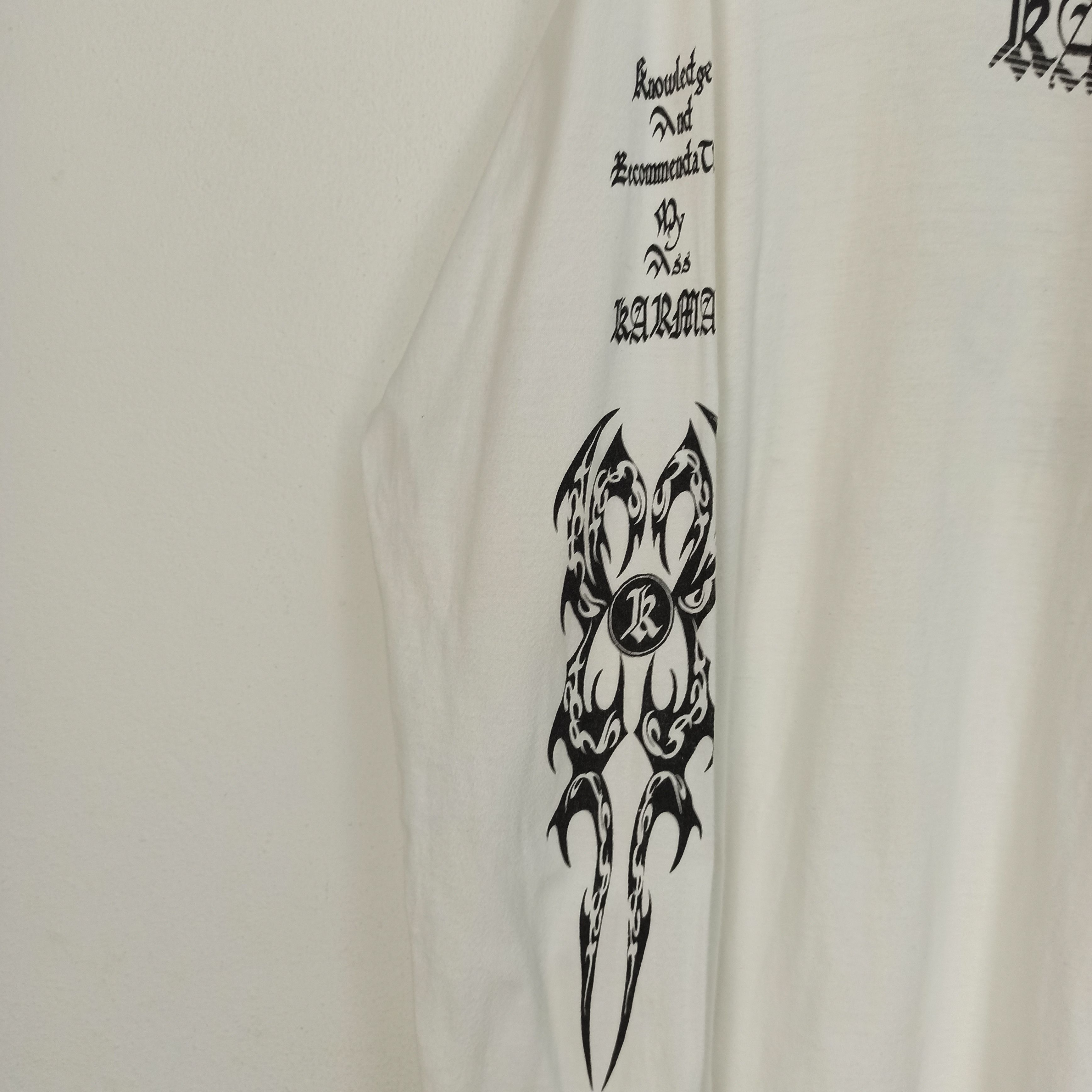 Hysteric Glamour Rare Poem Punk Karma knowledge recommendation my ass Tees Size US L / EU 52-54 / 3 - 4 Thumbnail