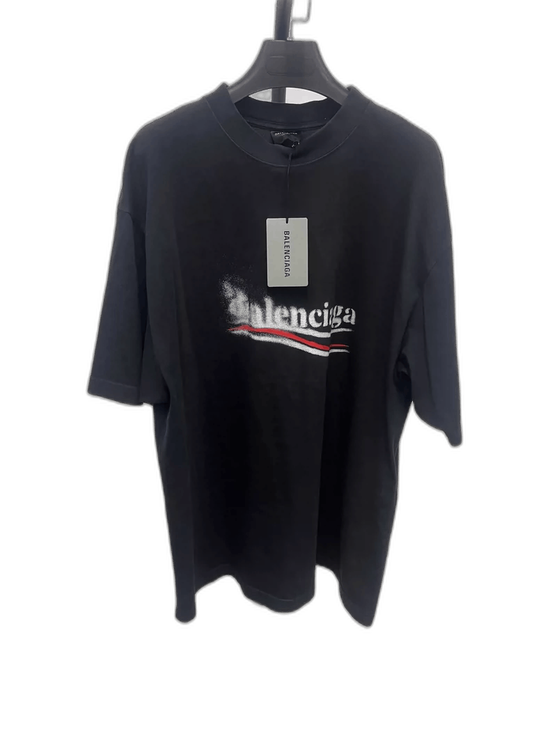 Balenciaga Balenciaga Distressed Coke Short Sleeve Shirt Size US S / EU 44-46 / 1 - 1 Thumbnail