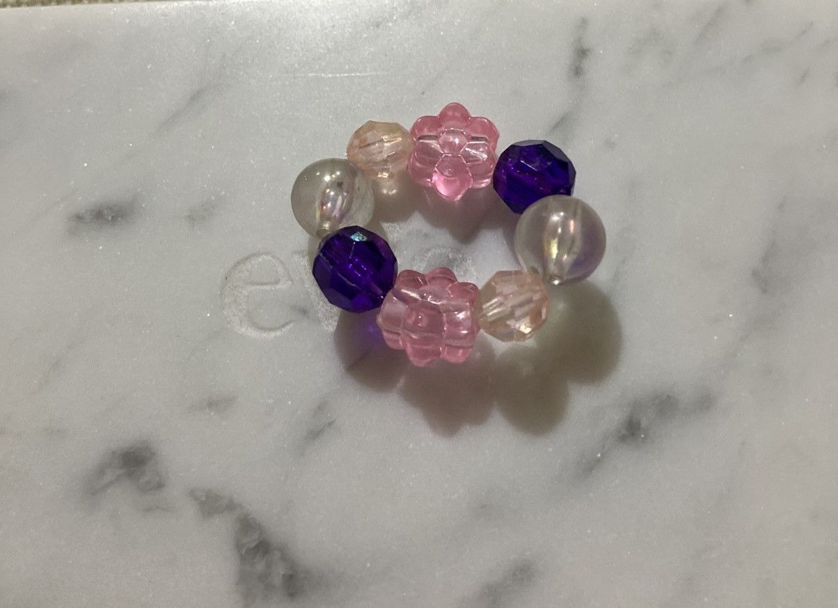Other Y2K themed beaded ring Size ONE SIZE - 1 Thumbnail