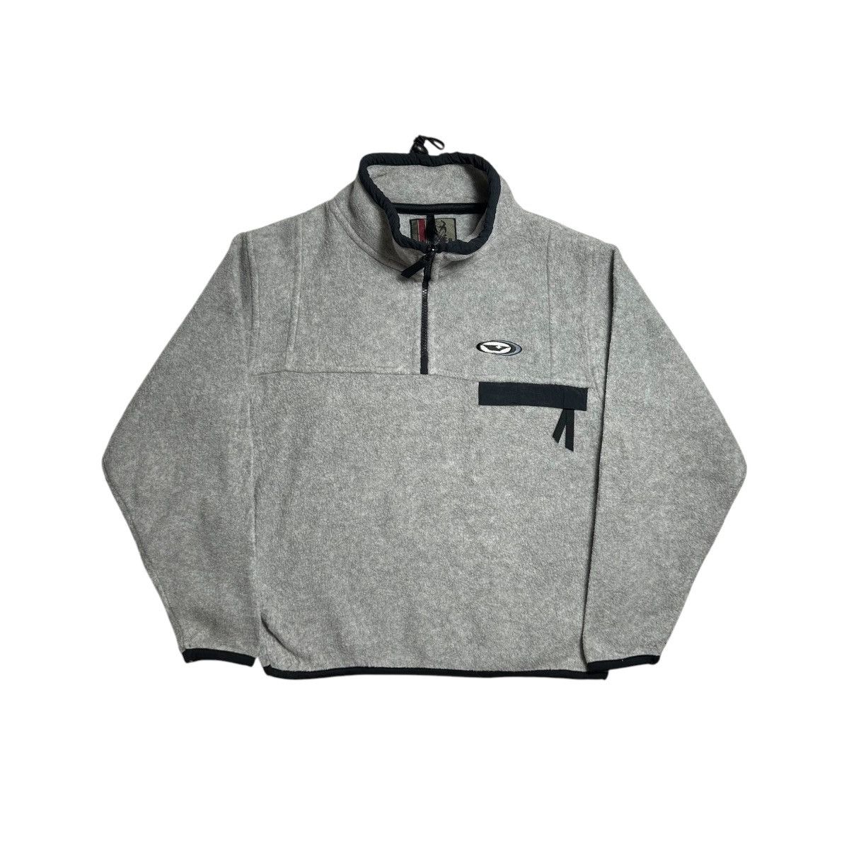 Vans × Vintage Vintage 90s Vans Embroidery Logo Half Zip Sweatshirt Size US M / EU 48-50 / 2 - 1 Thumbnail
