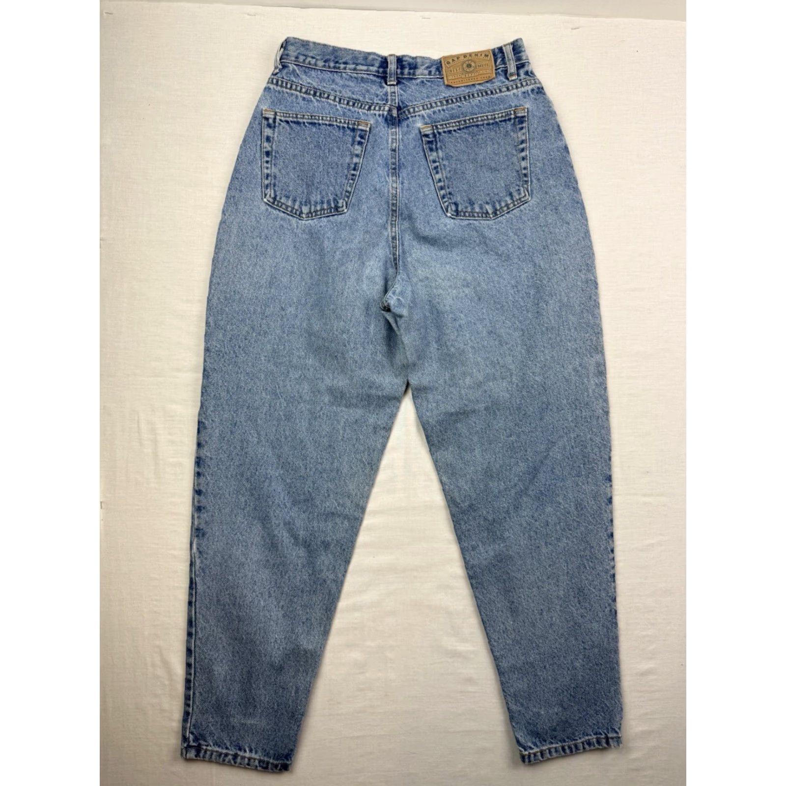 Gap VINTAGE Gap Reverse Fit Jeans Women's 12 Ankle Blue 90s Y2K High Waist Mom Denim Pants Size 34" / US 12 / IT 48 - 3 Thumbnail