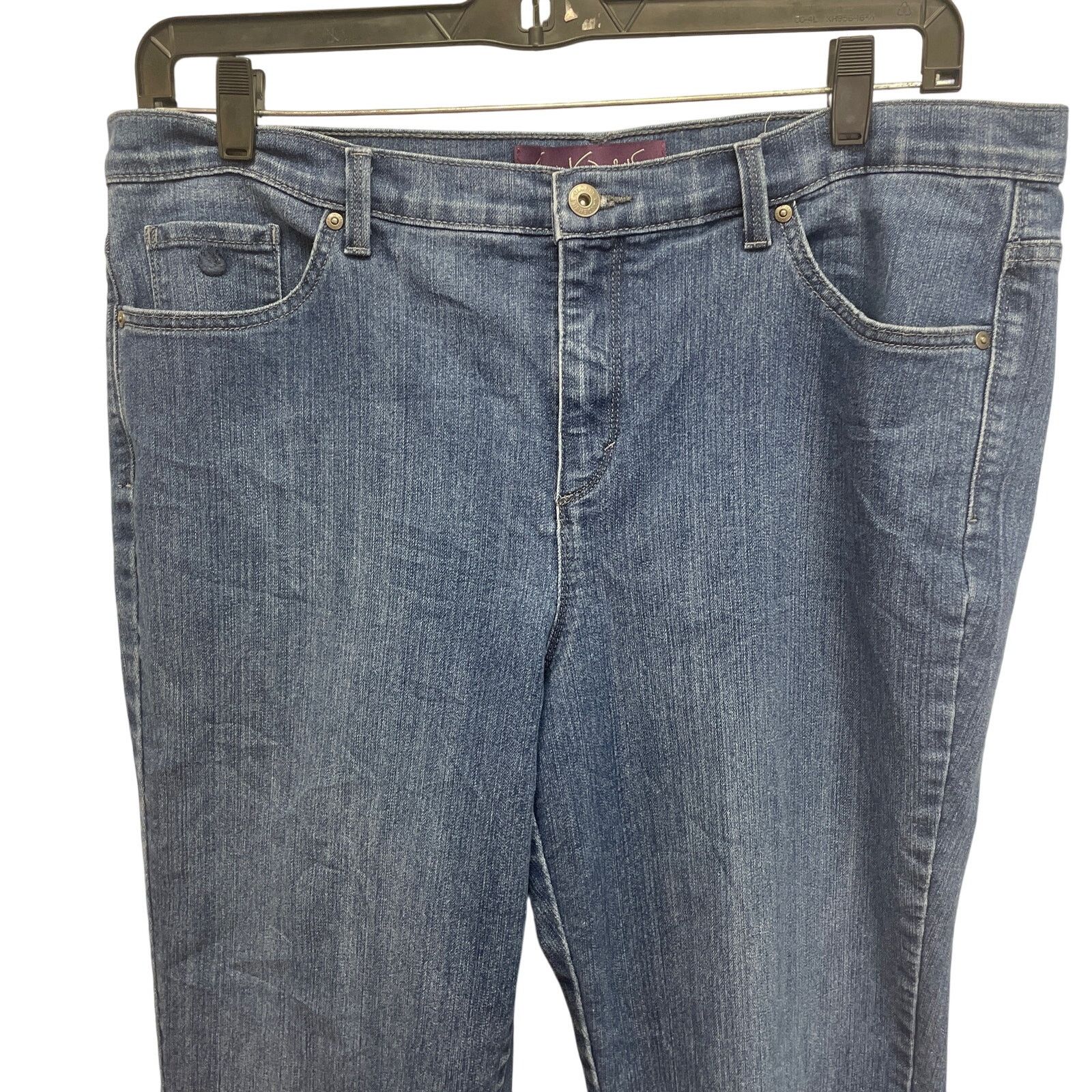 Gloria Vanderbilt Gloria Vanderbilt 18W Cotton Straight Leg Denim Jeans Size 38" / US 16 / IT 52 - 2 Thumbnail