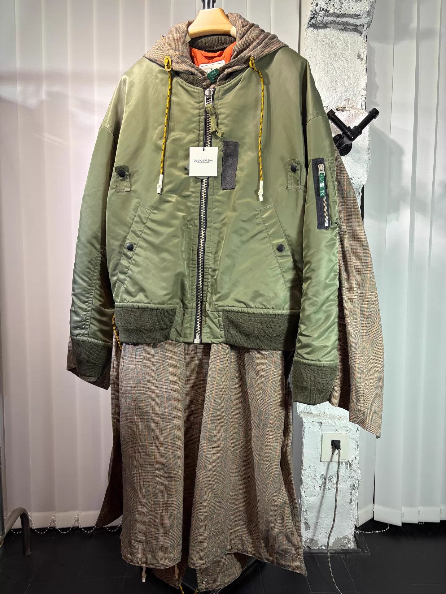 Other MMY 19AW Deconstructed Heavyweight Ma-1/M51 Cotton Jacket Size US S / EU 44-46 / 1 - 1 Thumbnail