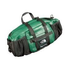 Supreme × The North Face Supreme x The North Face Leather Waist Bag Night Green Size ONE SIZE - 2 Thumbnail
