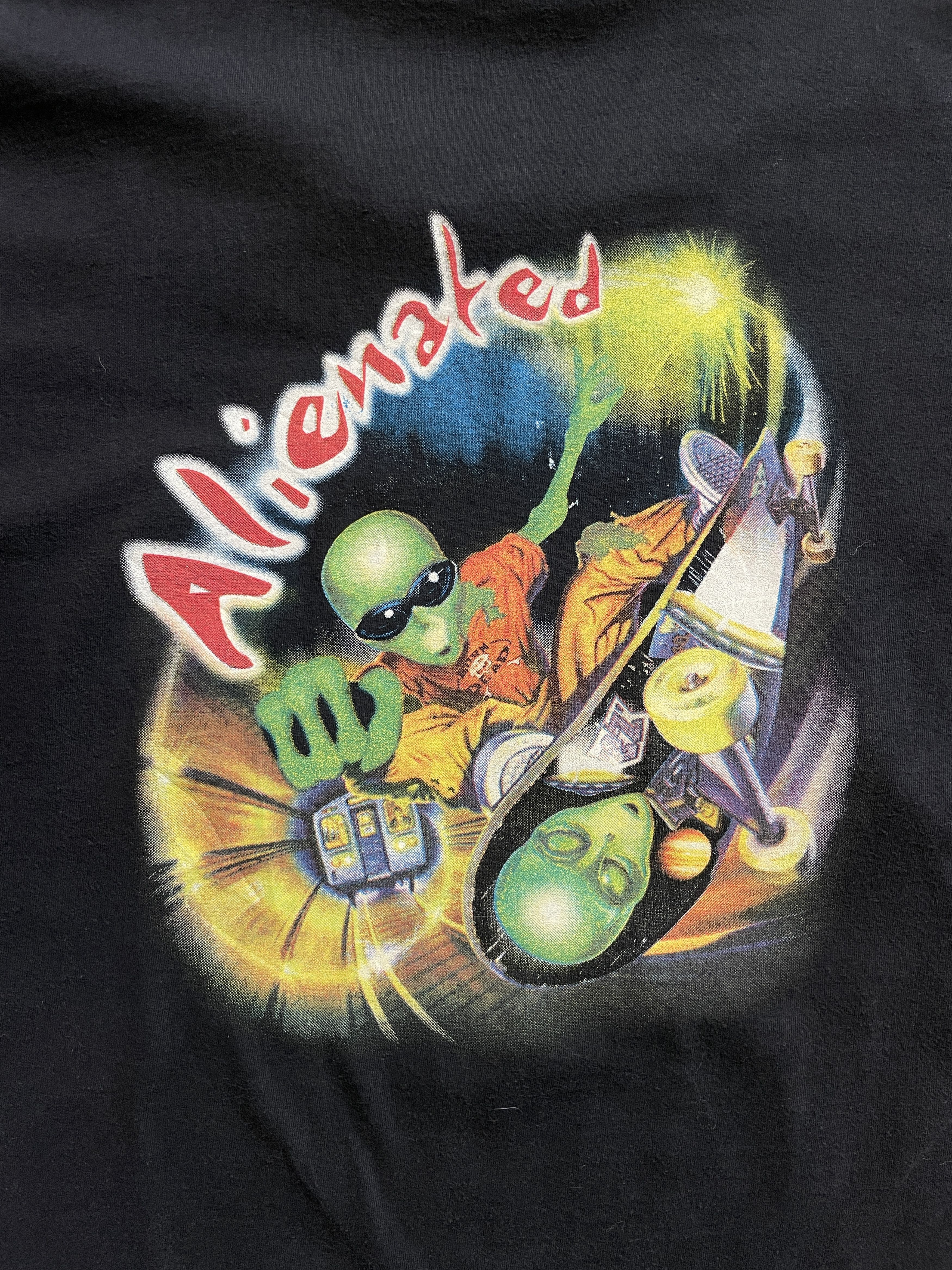 Alien Workshop 1990s Alien Workshop Dennis Rodman Skate T-Shirt Size US XL / EU 56 / 4 - 4 Thumbnail