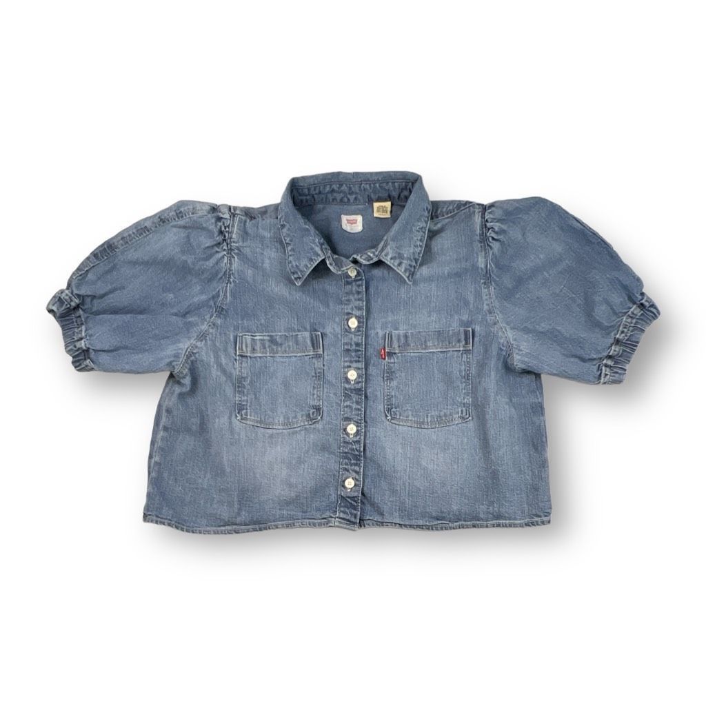 Levi's Levi’s Denim Cropped Top Size Extra Large Size XL / US 12-14 / IT 48-50 - 1 Thumbnail