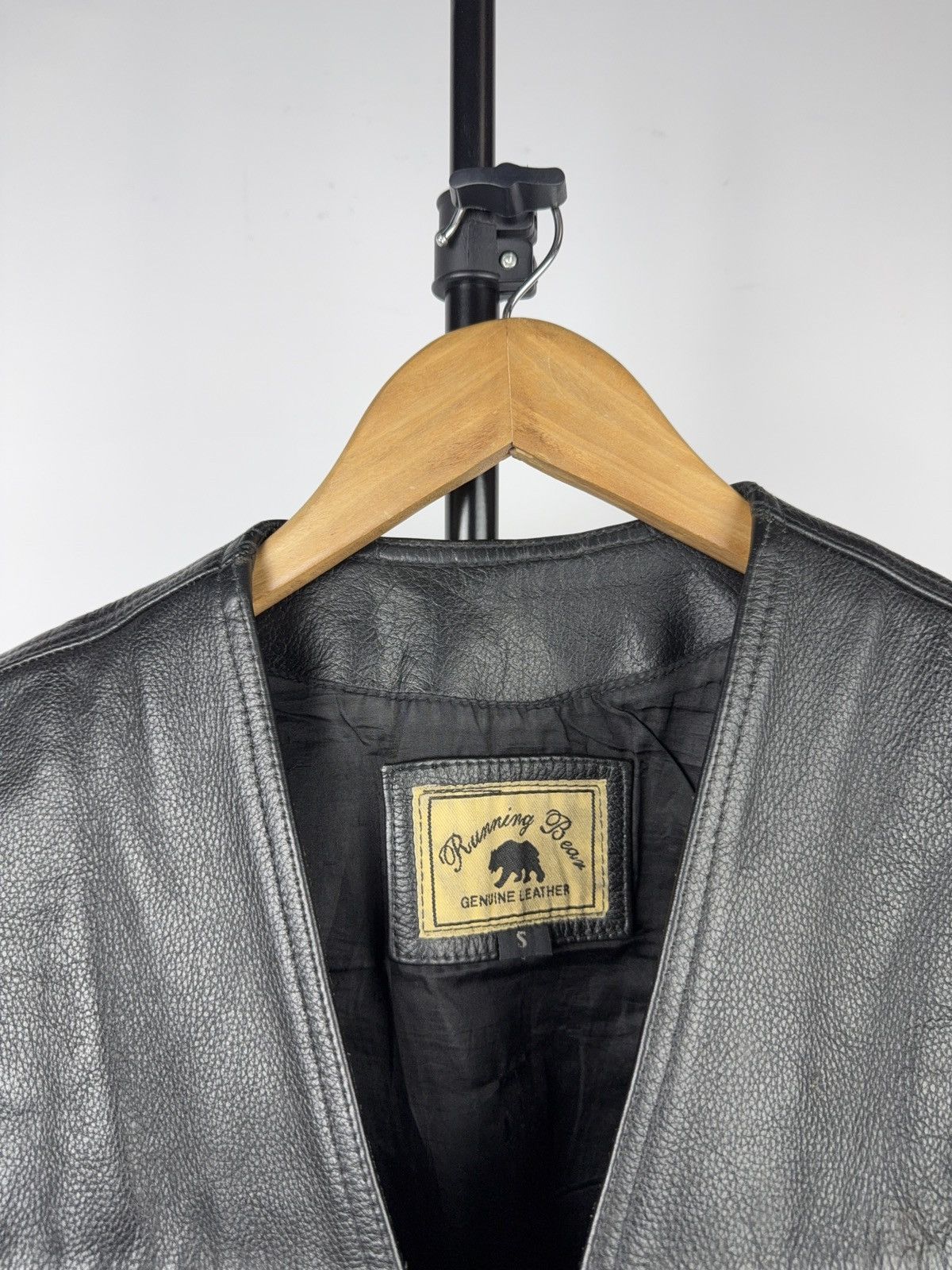 Leather Vintage 90s Retro Leather Moto Biker Rock Opium Vest Size S Size US S / EU 44-46 / 1 - 4 Thumbnail