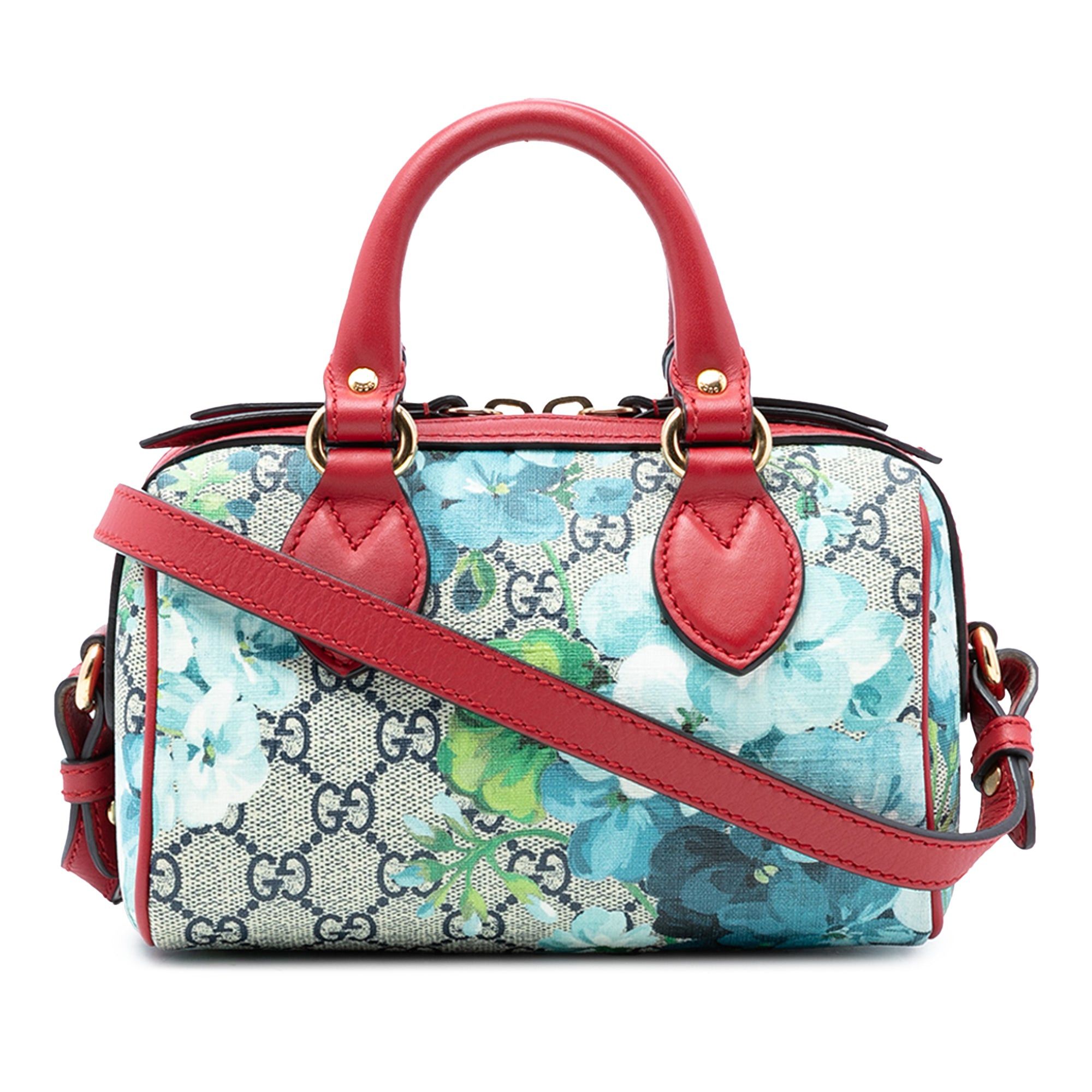 Gucci Mini GG Supreme Blooms Boston Bag Size ONE SIZE - 1 Thumbnail