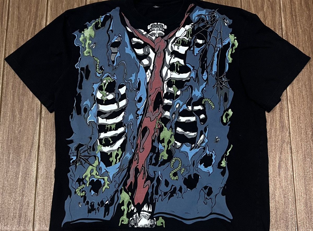 Other Ribcage Zombie Black Tee Size US L / EU 52-54 / 3 - 3 Thumbnail
