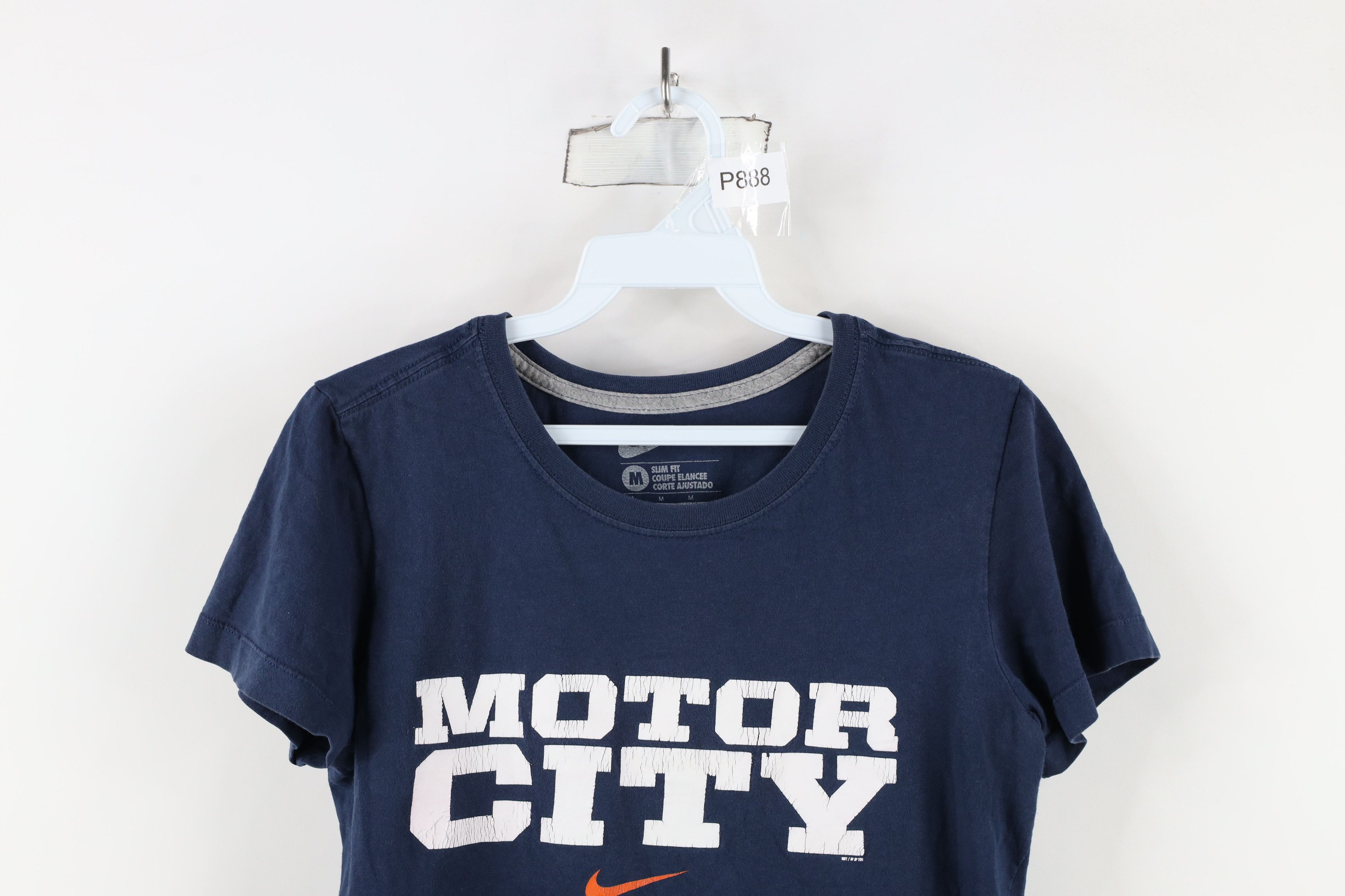 Nike × Vintage Y2K Nike Detroit Tigers Baseball Motor City T-Shirt Size M / US 6-8 / IT 42-44 - 2 Thumbnail