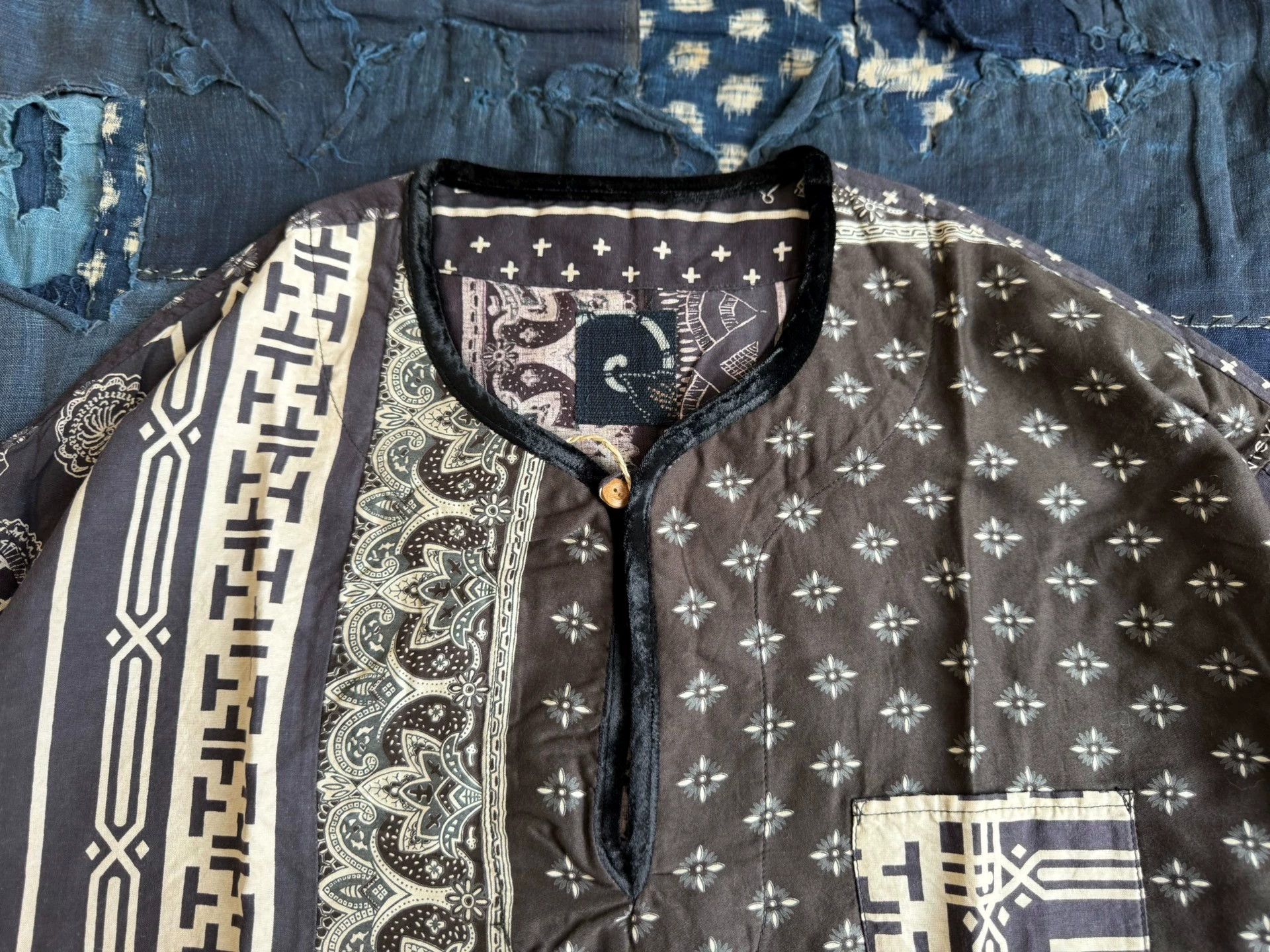 Visvim VISVIM 19SS ICT TUNIC P.O. Black Paisley L Size US L / EU 52-54 / 3 - 3 Thumbnail