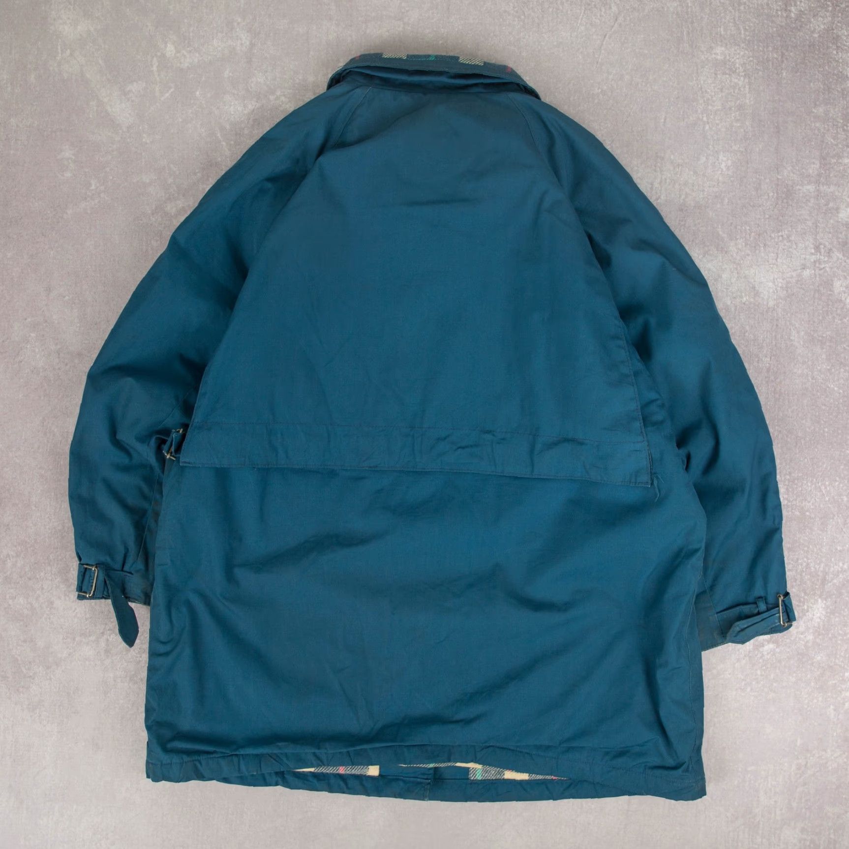 Vintage VINTAGE Woolrich Jacket Womens XL Blue Americana 80s Lined Wool Polyester Short Sleeve? Size XL / US 12-14 / IT 48-50 - 3 Thumbnail