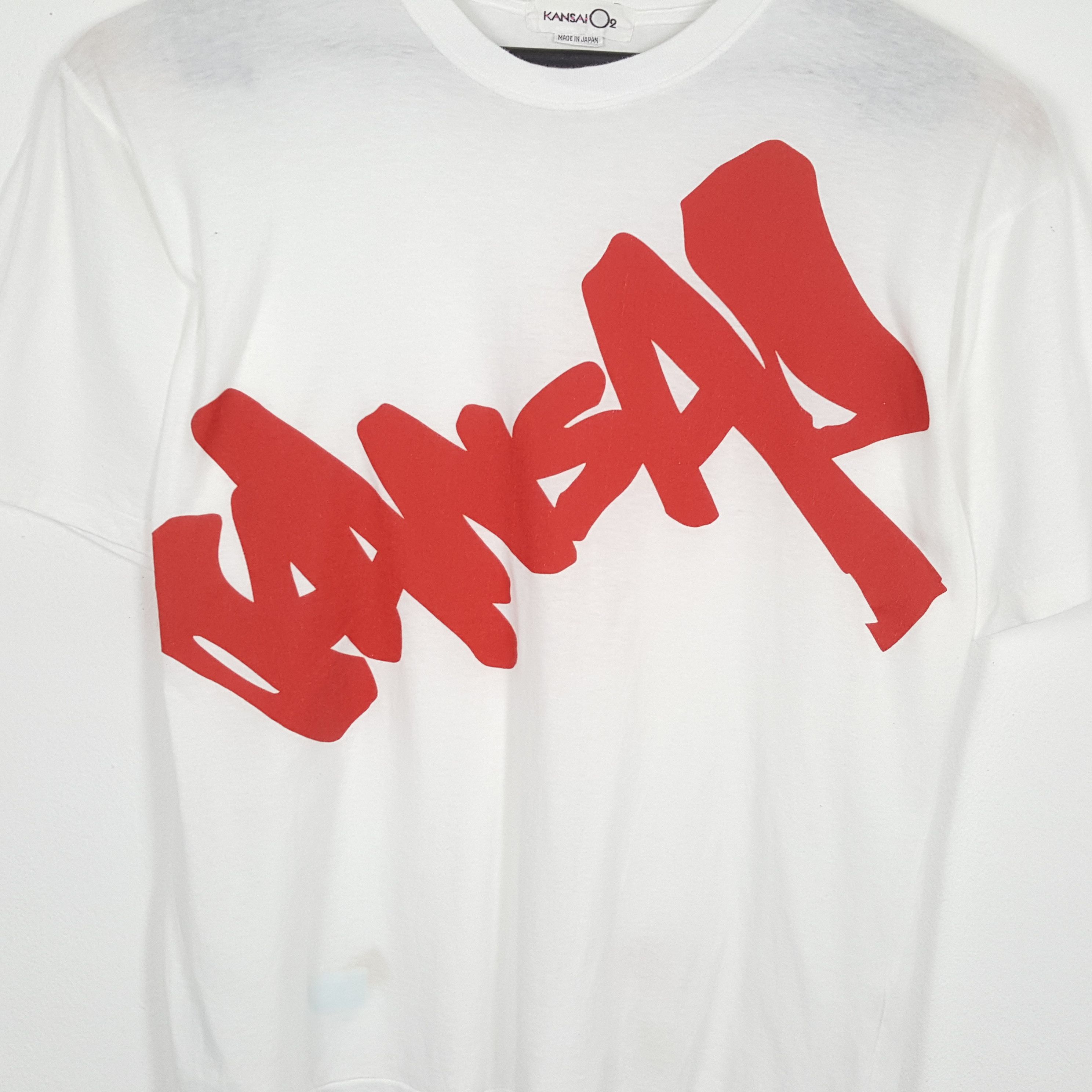 Japanese Brand × Kansai Yamamoto × Vintage KANSAI Japanese Brand Art Style Design Tshirt Size US L / EU 52-54 / 3 - 2 Thumbnail