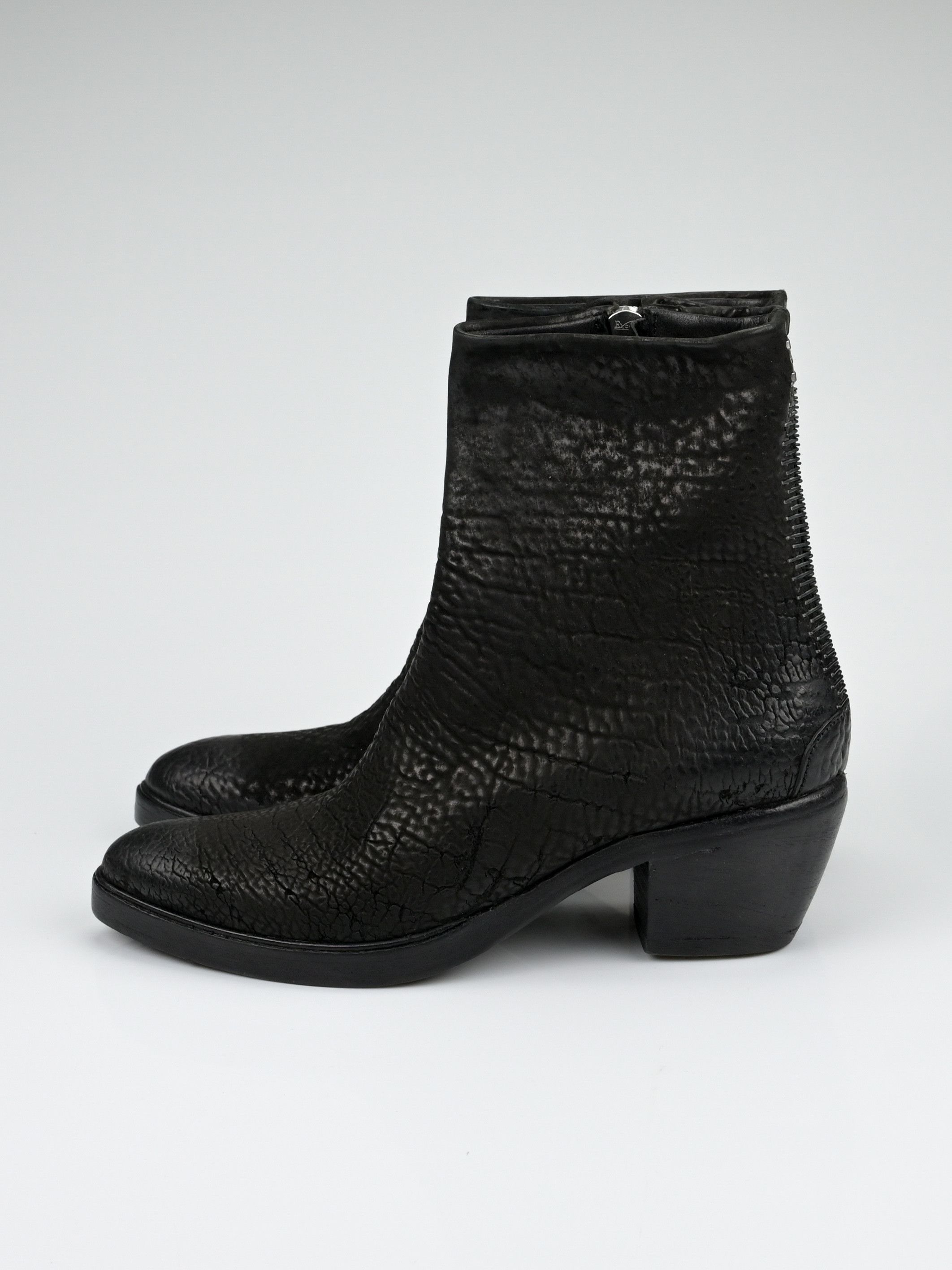 Isaac Sellam Experience The Last Conspiracy Leather Spine Ankle Boots Size US 6 / IT 36 - 4 Thumbnail