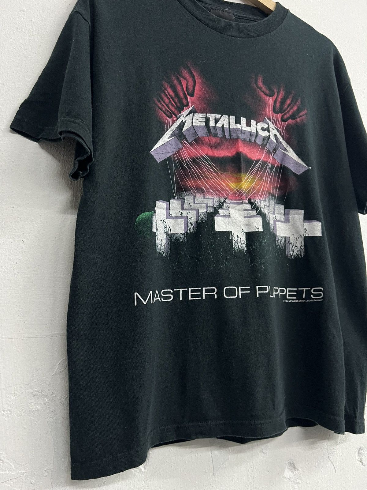 Band Tees × Giant × Metallica Vintage Metallica Master Of Puppets Giant Tee Size US M / EU 48-50 / 2 - 3 Thumbnail