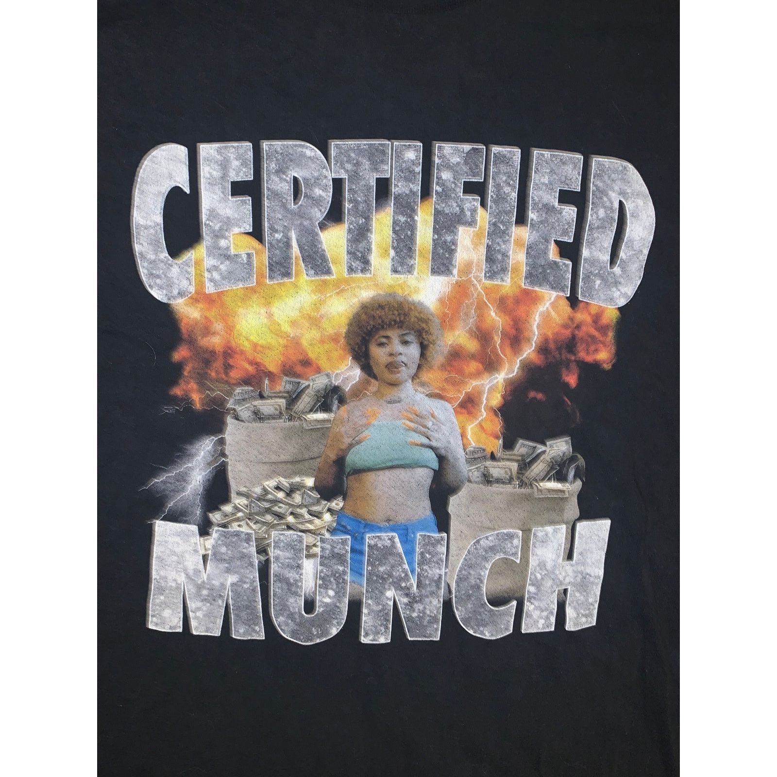 Other × Rap Tees Ice Spice Certified Munch T Shirt Black XL Gildan Rap Tee Size US XL / EU 56 / 4 - 1 Thumbnail