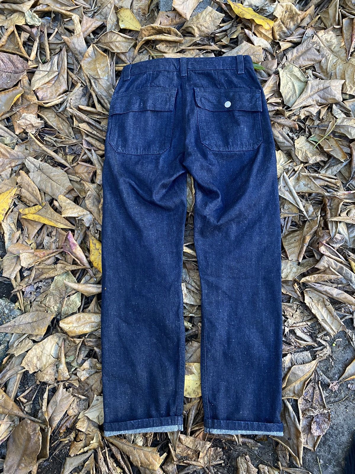 Maison Kitsune Maison Kitsune Raw Selvedge Denim Indigo W30 Size US 30 / EU 46 - 2 Thumbnail