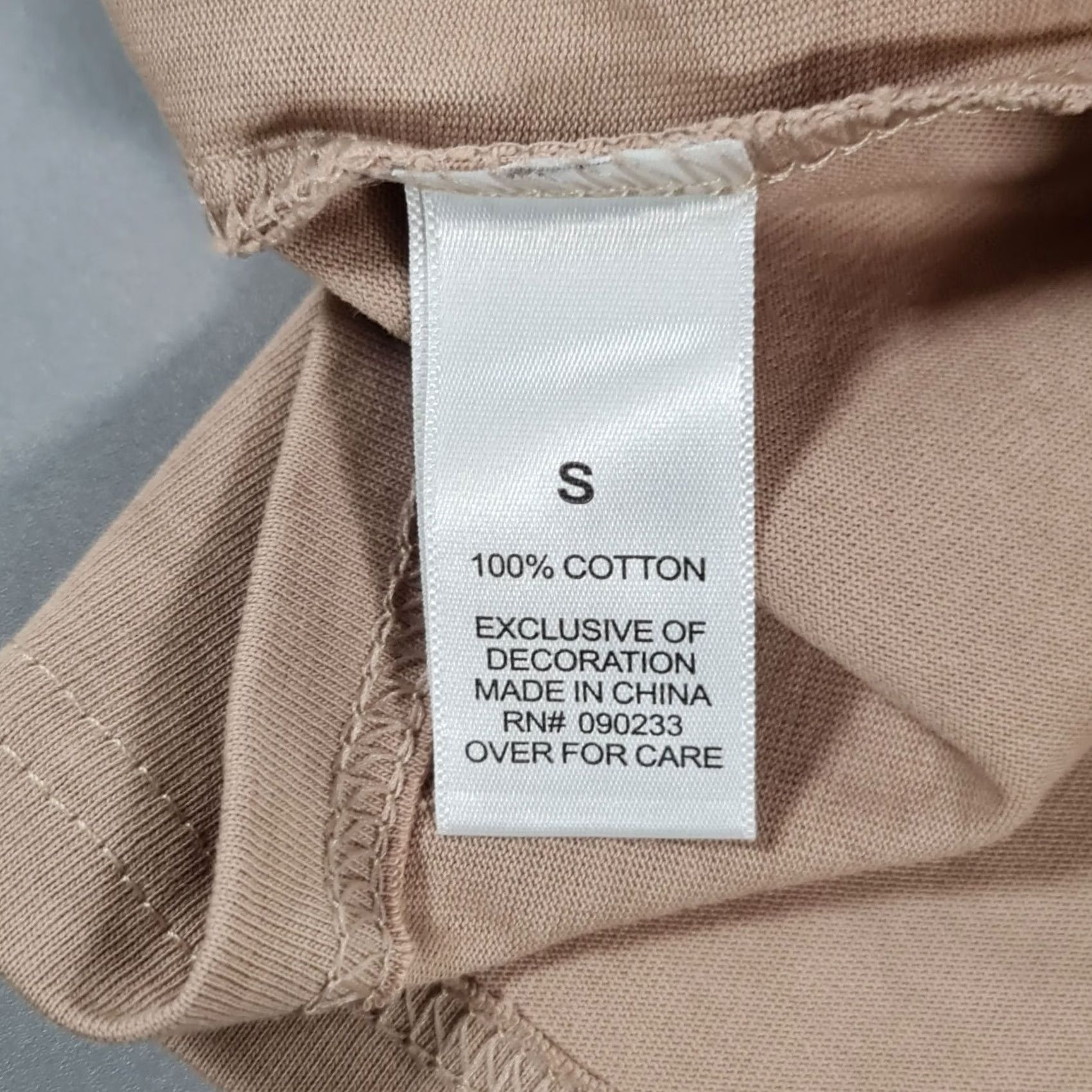Fear of God Fear Of God Essentials Shirt S Mens Beige Oversized Crew Neck 100% Cotton Tee FOG Size US S / EU 44-46 / 1 - 8 Thumbnail