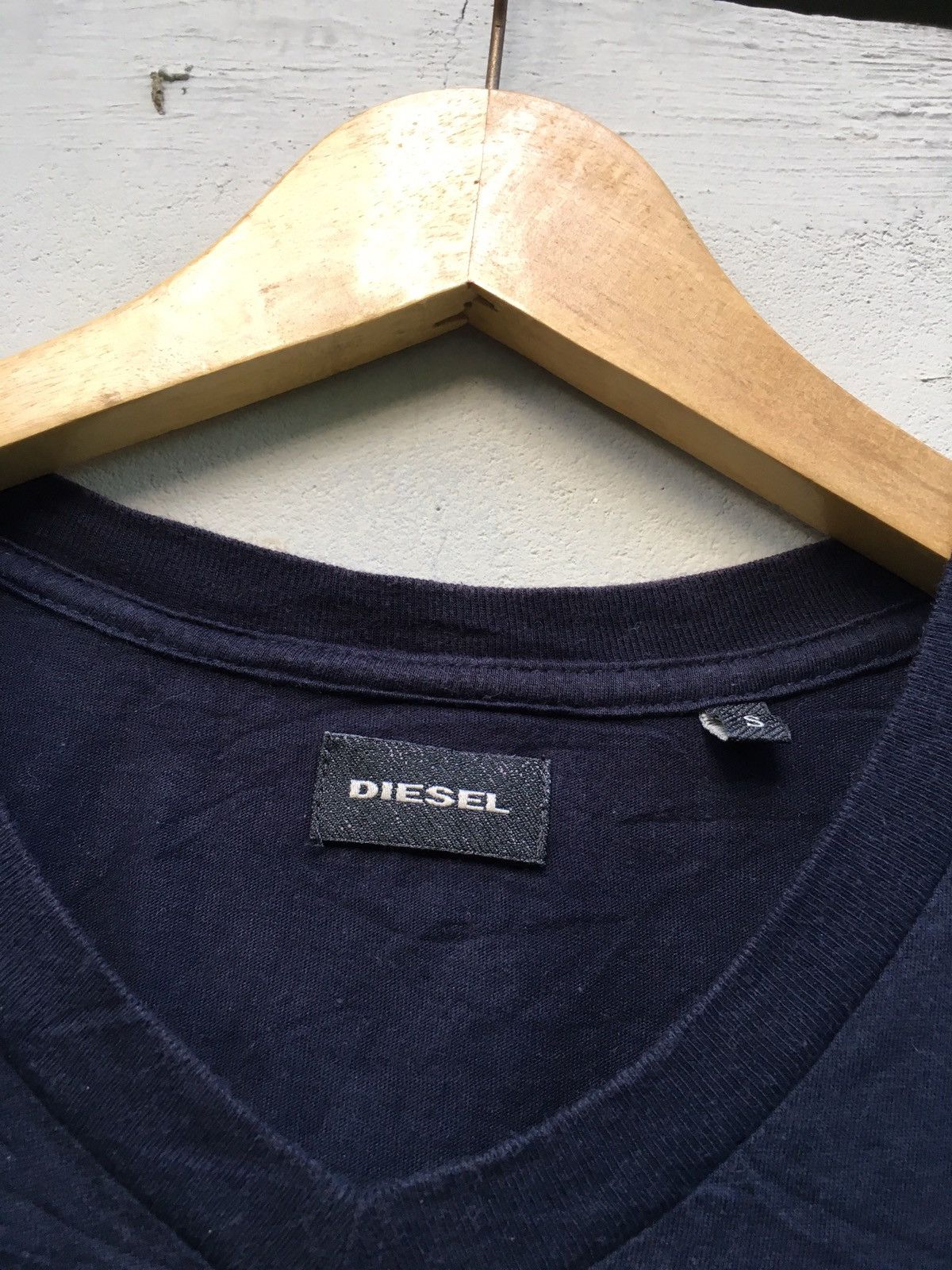 Diesel Diesel Pocket Denim Vneck Tee Size US S / EU 44-46 / 1 - 4 Thumbnail