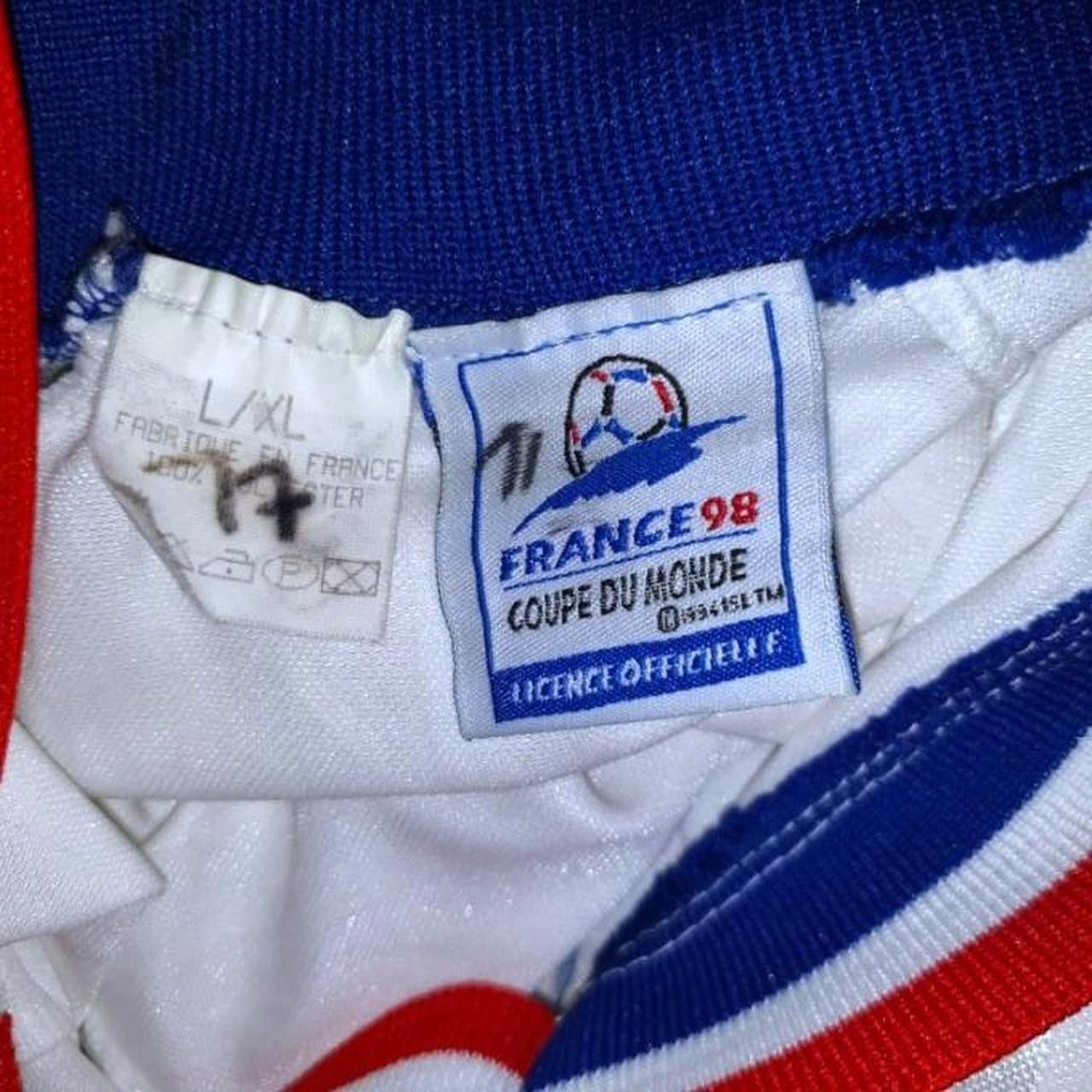 Other France 1998 World Cup Fan Shirt Jersey Size US L / EU 52-54 / 3 - 3 Thumbnail