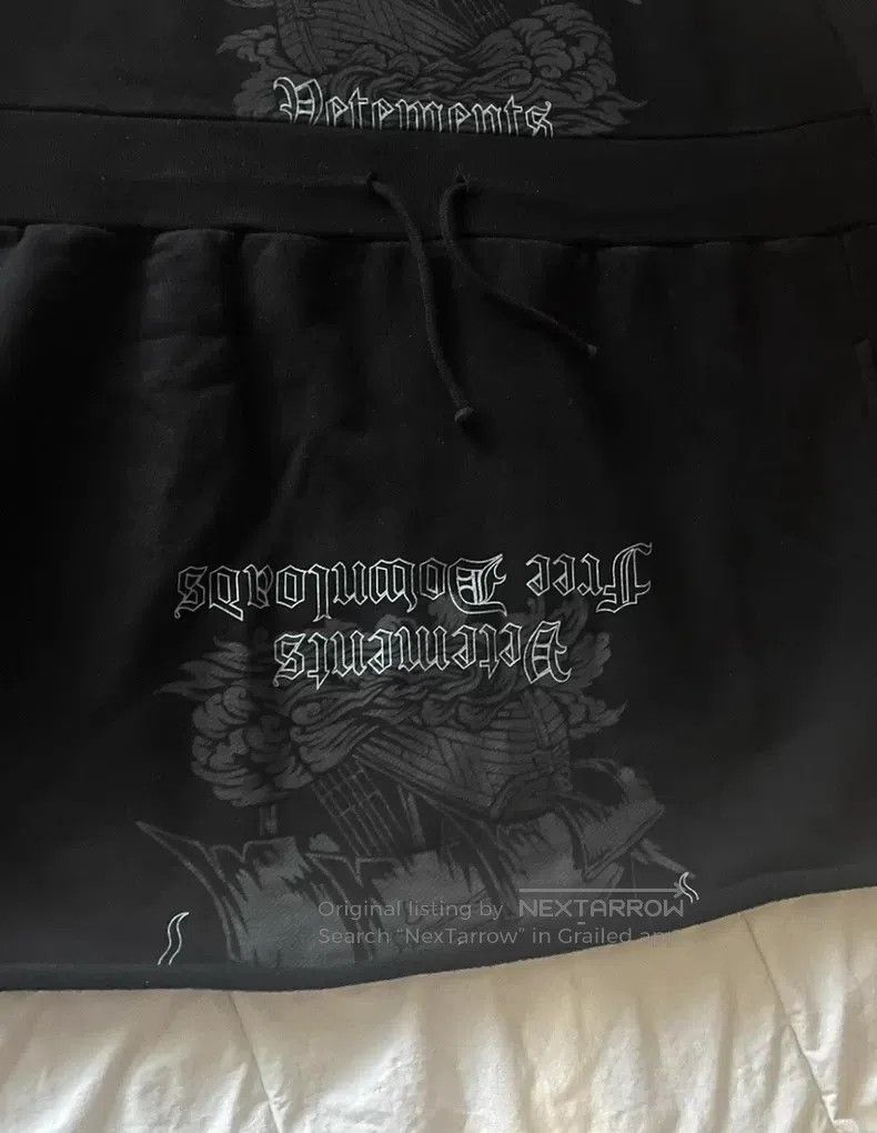 Vetements Vetements Pirate Hoodie with Drawstring Size US S / EU 44-46 / 1 - 4 Thumbnail