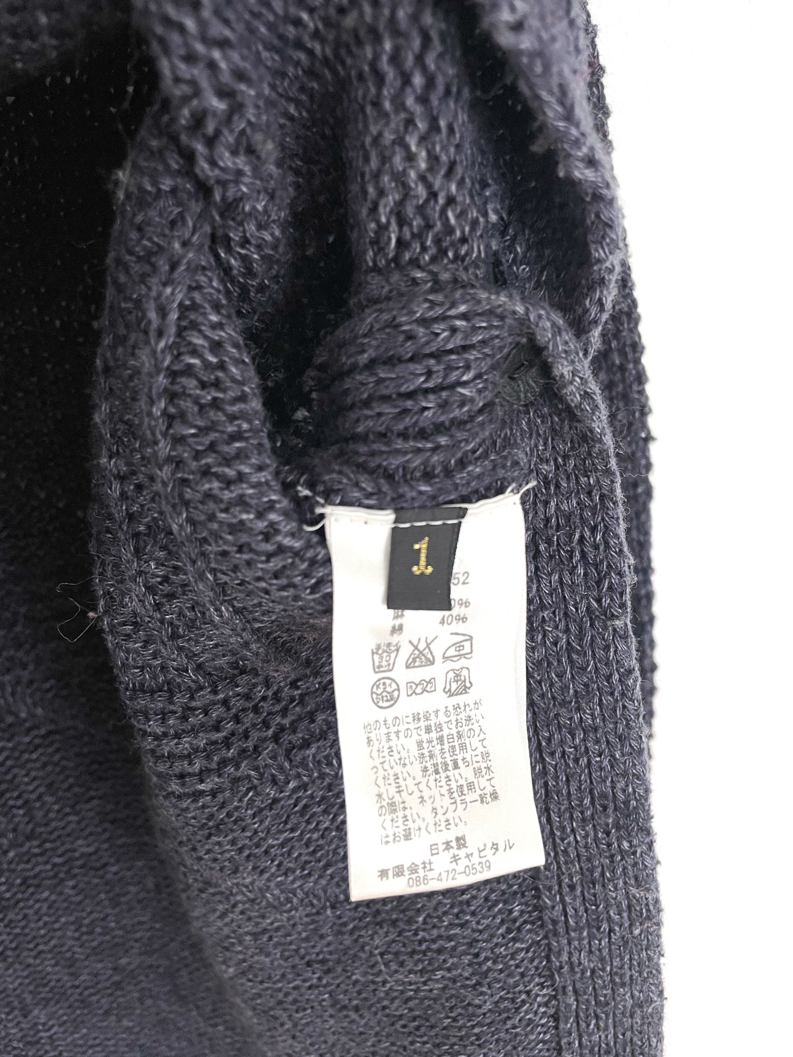 Kapital Cropped Cableknit Sweater Size US S / EU 44-46 / 1 - 6 Thumbnail