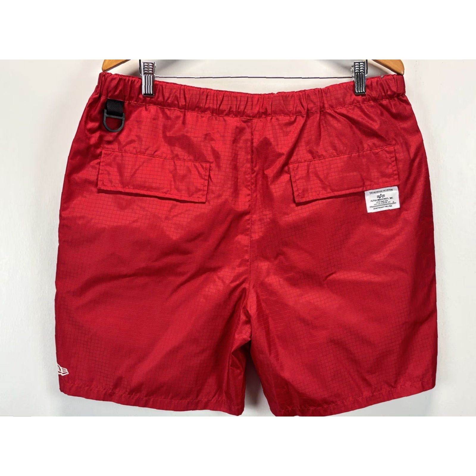Alpha Industries Alpha Industries Atlanta Hawks Rip Stop Shorts Sz X-Large Mens Red Belted NBA Size US 36 / EU 52 - 4 Thumbnail